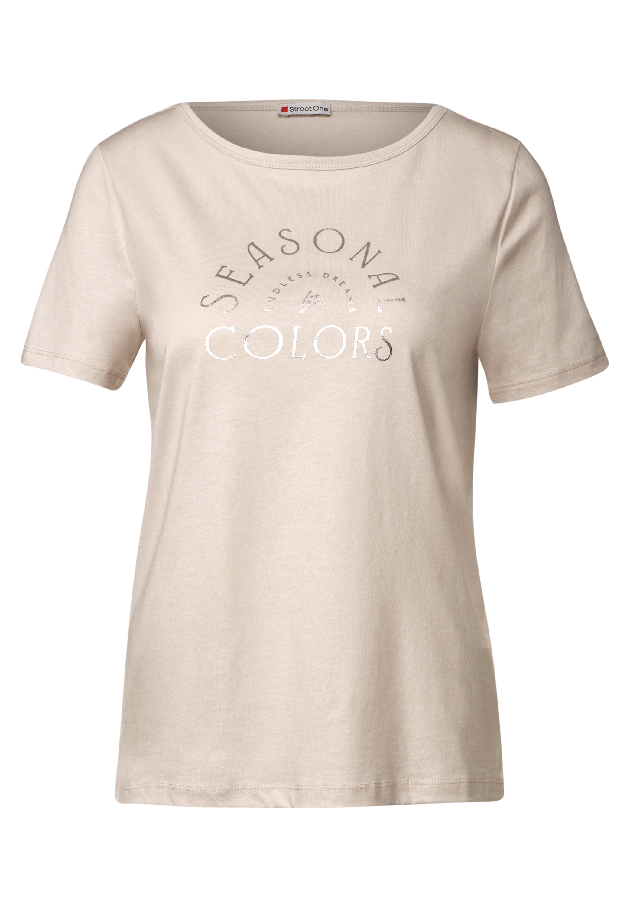 STREET ONE T-Shirt, mit Schriftzug