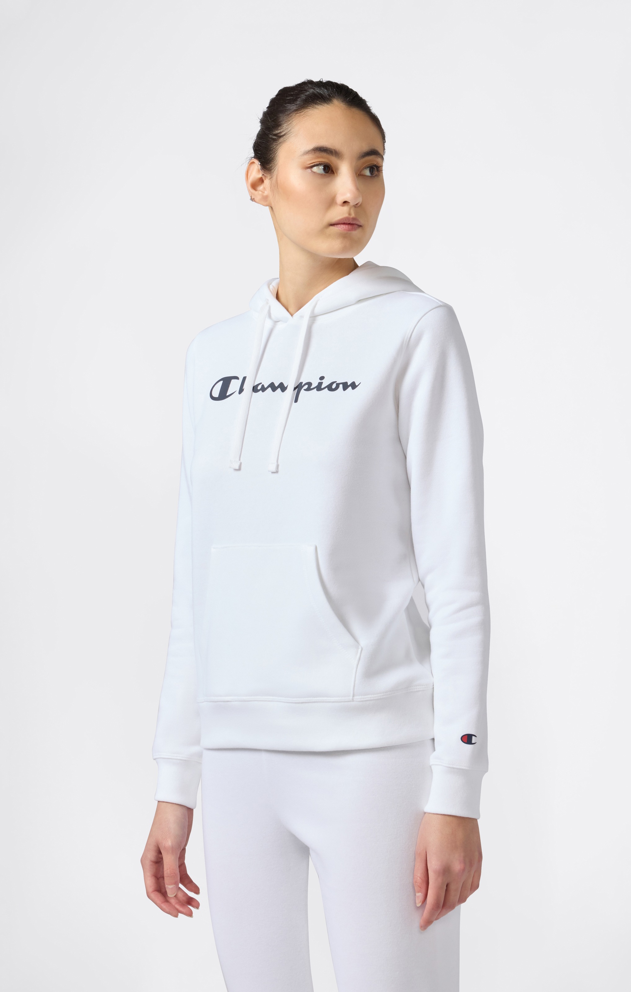 Image of Champion Kapuzensweatshirt, mit Rundhalsausschnitt, Langarm, aus Baumwolle und Polyester