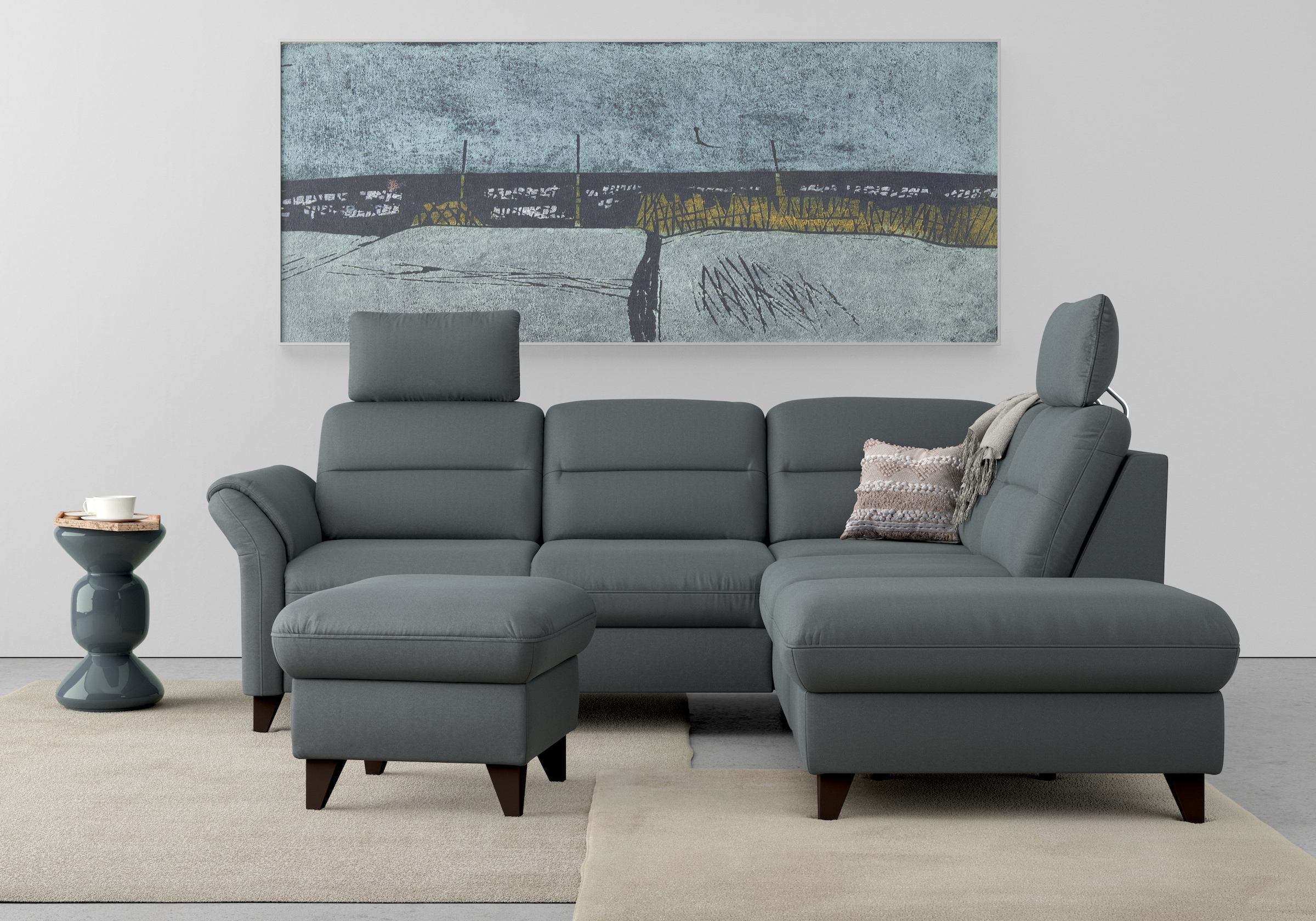 Image of sit&more Ecksofa "Mellum L-Form" Federkern, wahlweise mit Bettfunktion, Stauraum und Armteilfunktion