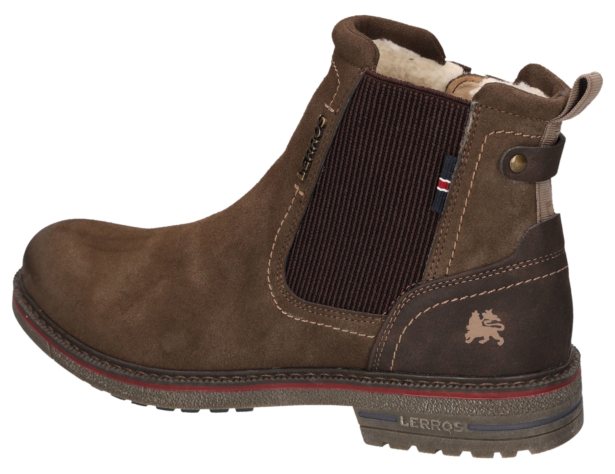 LERROS Chelseaboots  Schlupfstiefel, mit Reissverschluss, Winterboots mit Warmfutter
