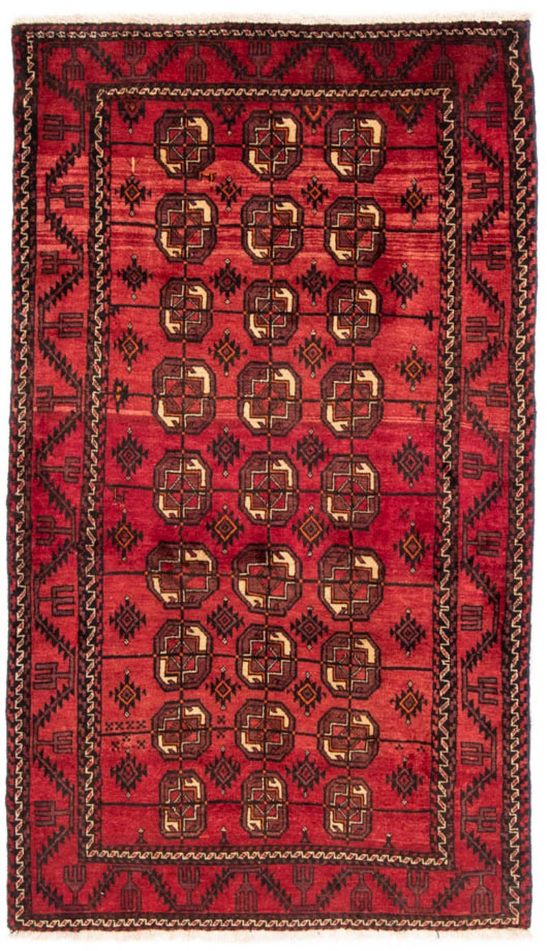 Image of morgenland Hochflor-Läufer »Belutsch Durchgemustert Multicolore 200 x 112 cm«, rechteckig, 0,8 mm Höhe, Handgeknüpft bei Ackermann Versand Schweiz