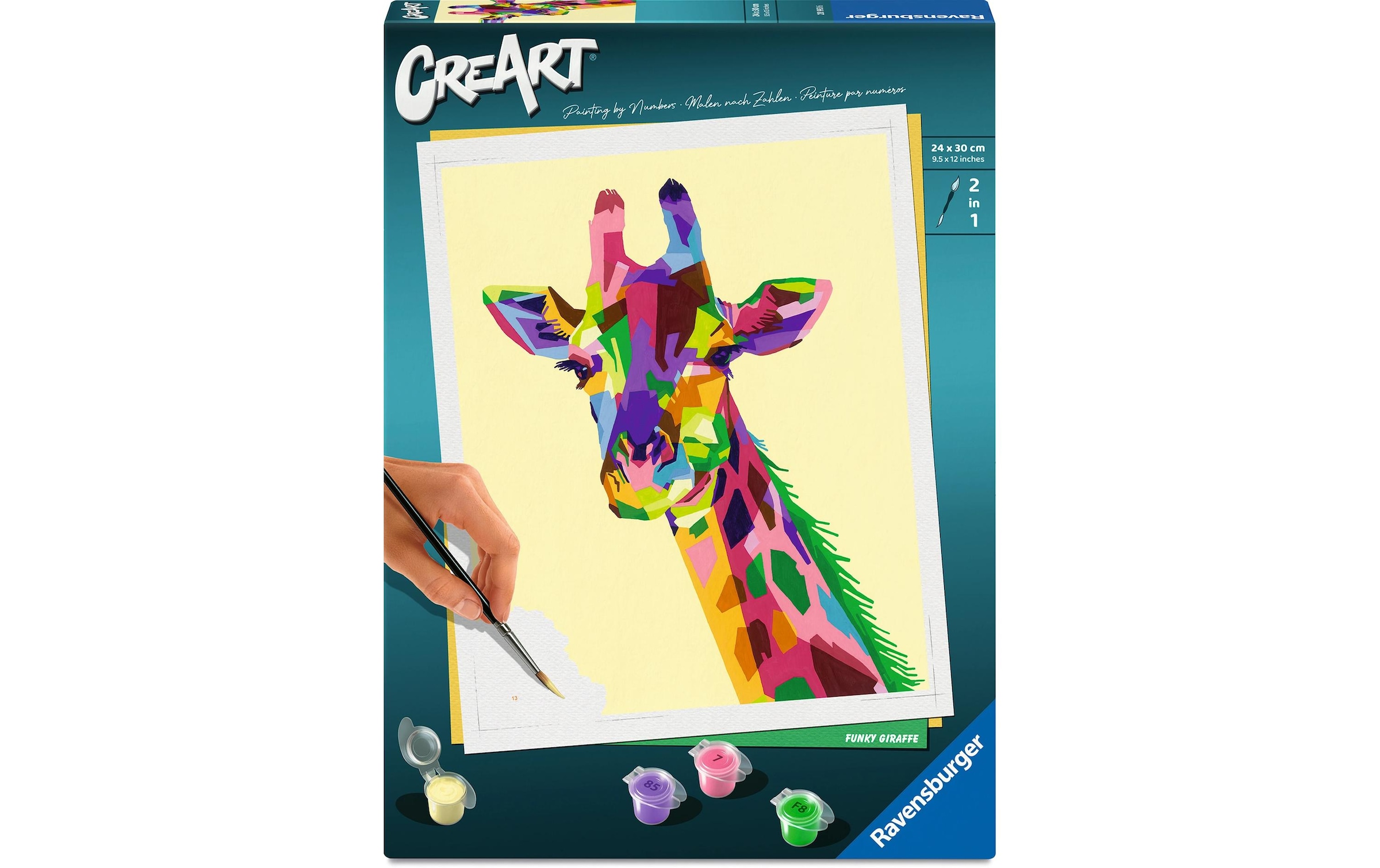 Ravensburger Malen nach Zahlen »CreArt, Funky Giraffe« Made in Europe