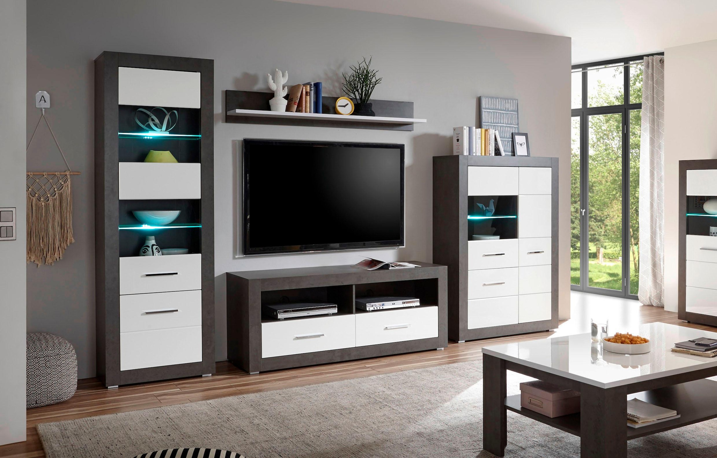 Home affaire Wohnwand »Etero« Set, 4 Stk. tlg.