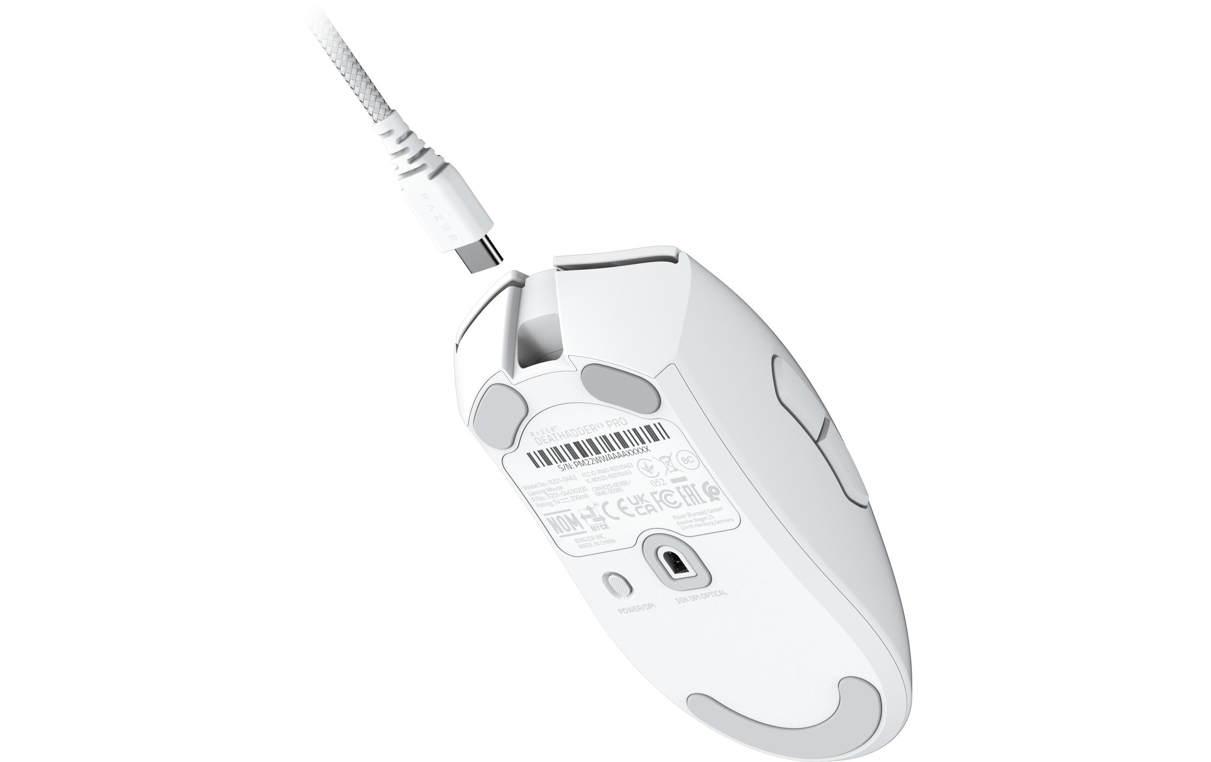 Gaming-Maus »DeathAdder V3 Pro white«, USB
