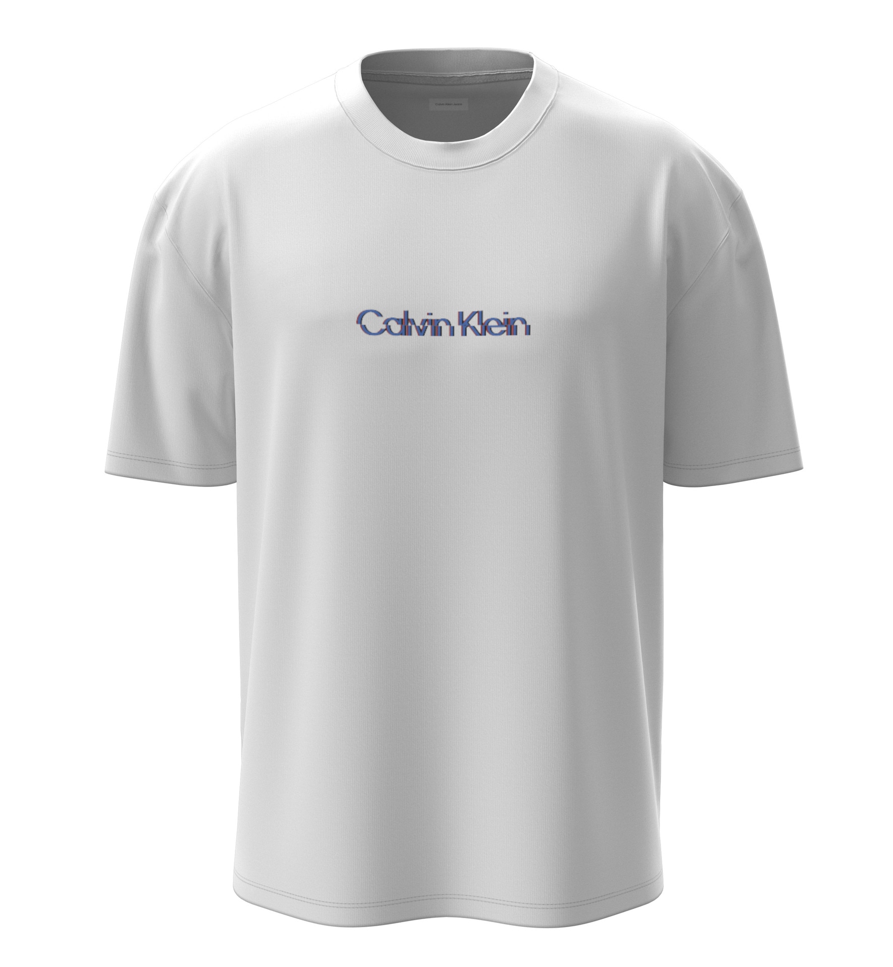 Calvin Klein Jeans T-Shirt »SS GLITCHED LOGO EU CLASSIC TEE«, Mit Rundhalsausschnitt