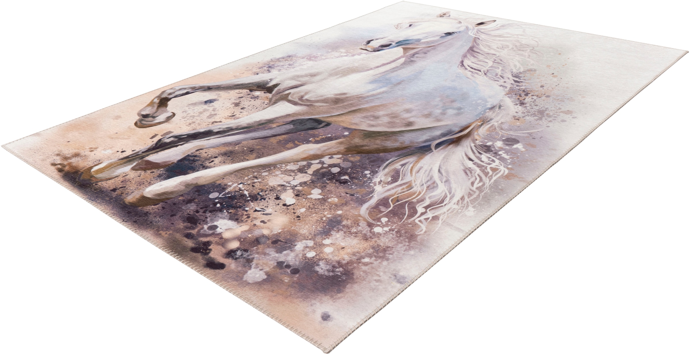 Image of Obsession Kinderteppich »My Torino Kids 235«, rechteckig, 5 mm Höhe, Spielteppich, Motiv Pferd, Kinder- und Jugendzimmer bei Ackermann Versand Schweiz