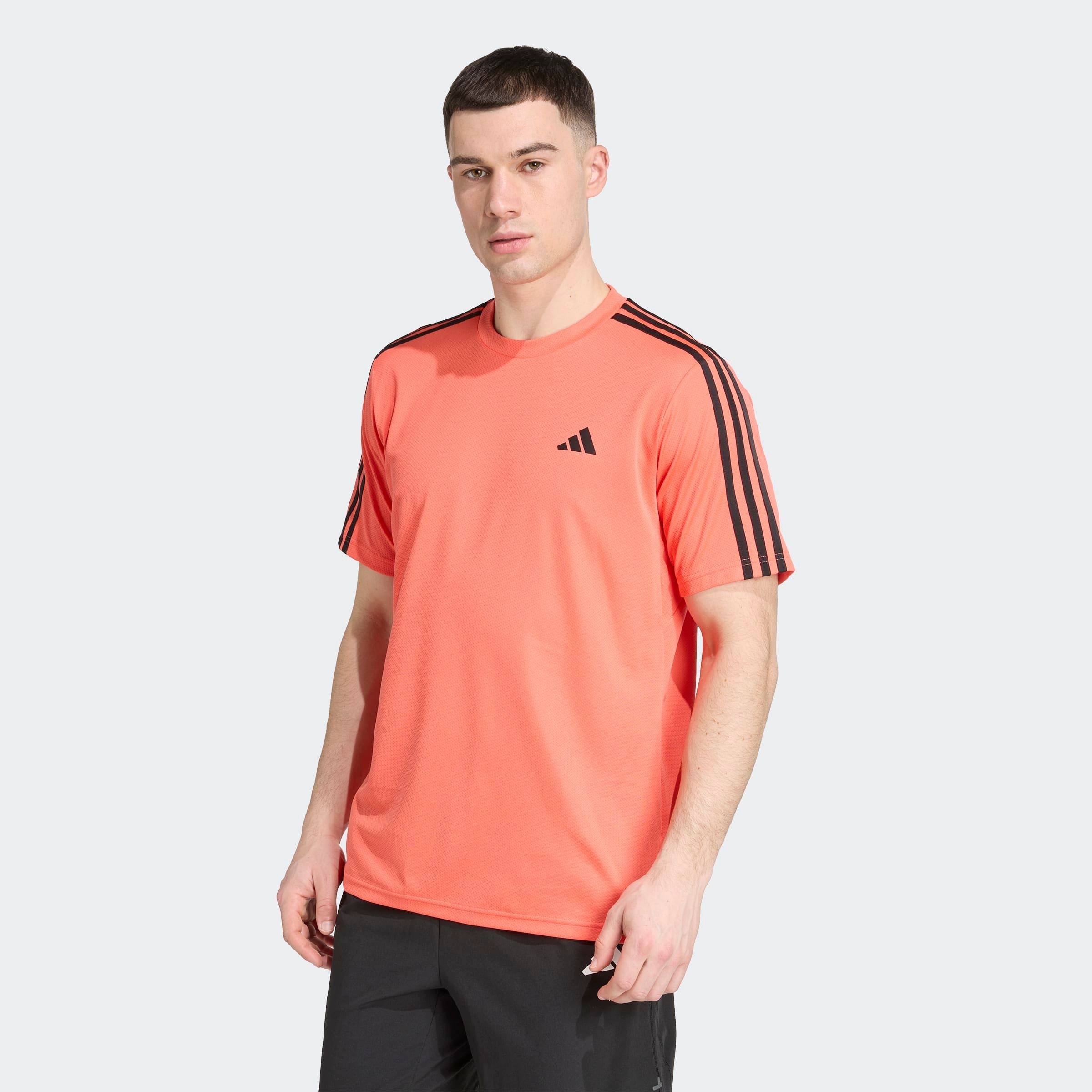 Image of adidas Performance T-Shirt "TRAIN ESSENTIALS 3-STREIFEN TRAINING"