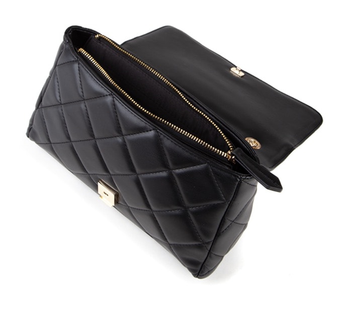 VALENTINO BAGS Umhängetasche »OCARINA«, Henkeltasche Schultertasche Handtasche Damen mit goldfarbenen Details