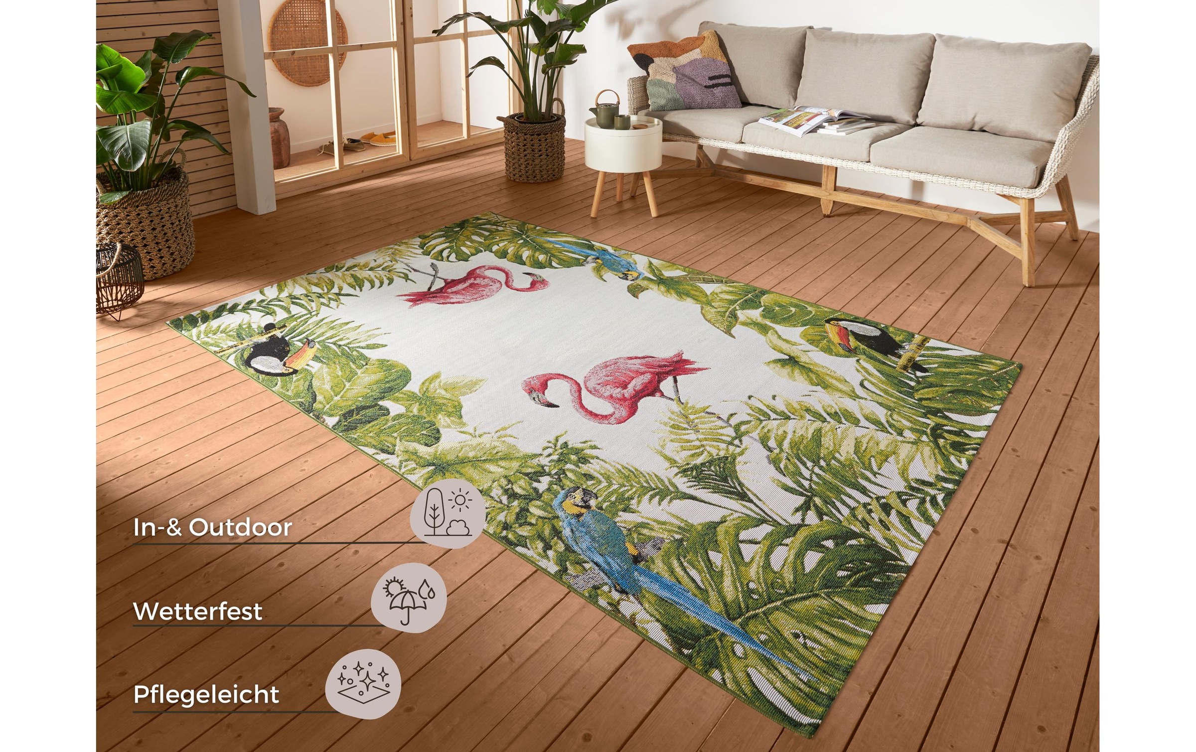 HANSE Home Teppich »Tropical Birds«