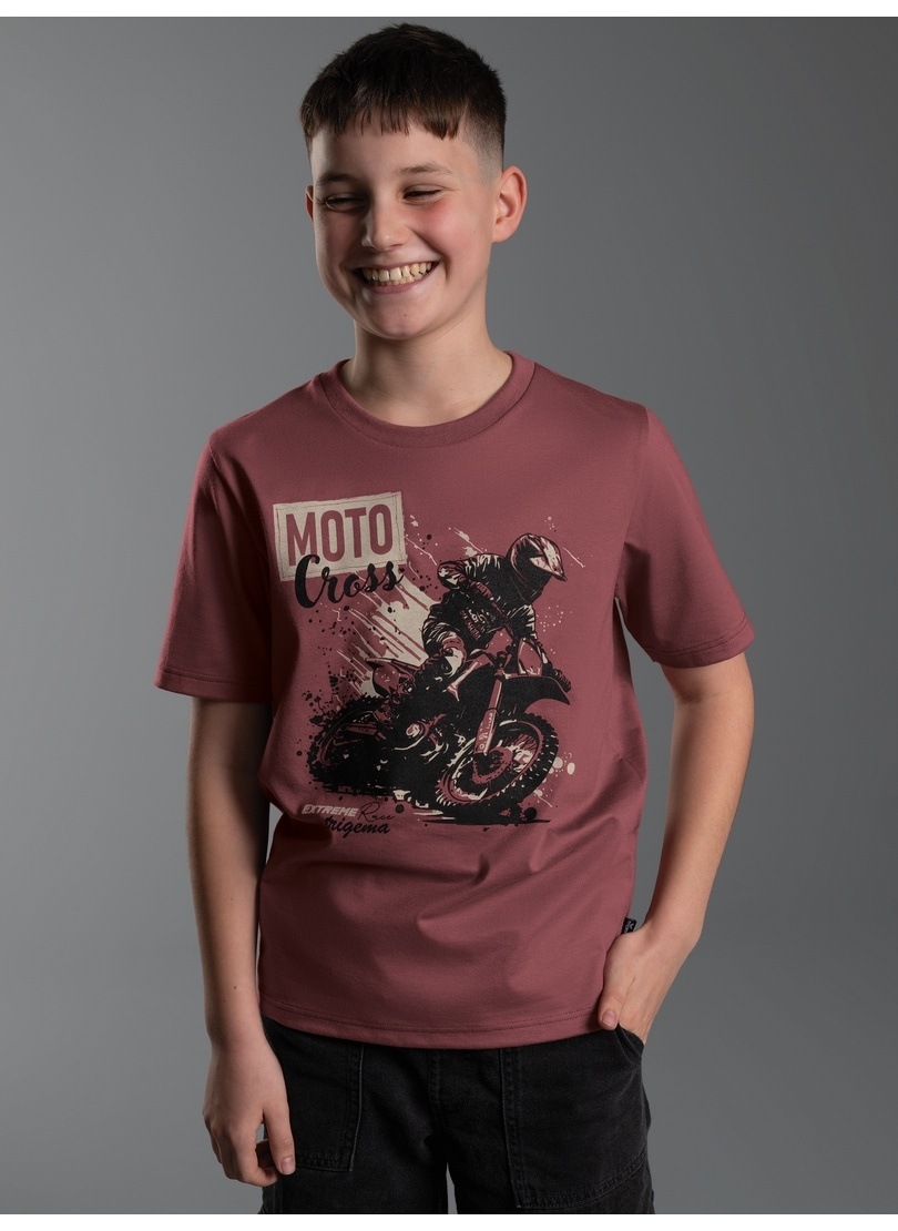 Image of Trigema T-Shirt "TRIGEMA T-Shirt mit Printmotiv "Moto Cross"" 1