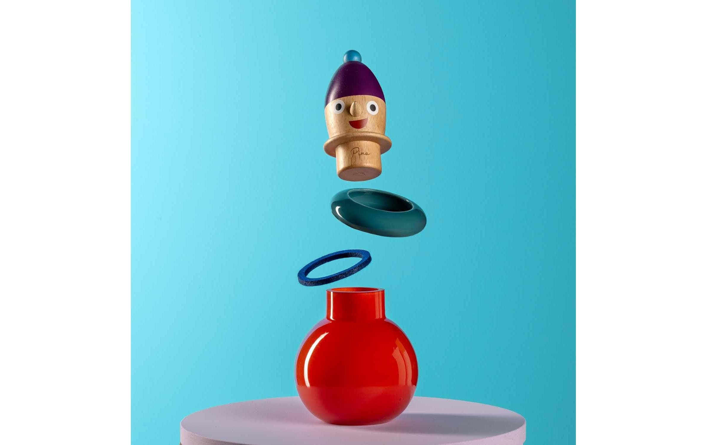 LEONARDO Dekovase »Buoni Amici Pino 24 cm, Mehrfarbig«