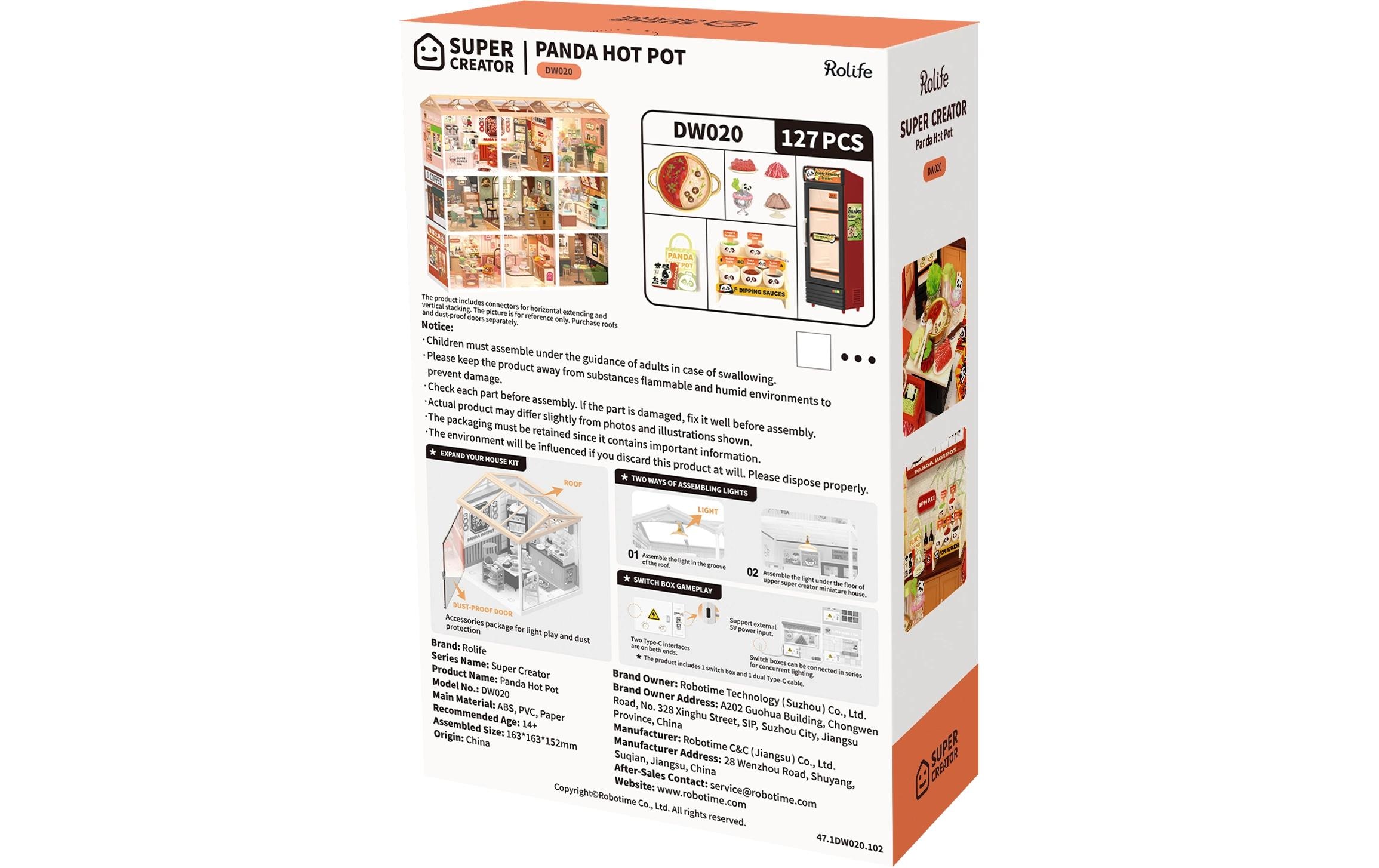   Modellbausatz »RoboTime Panda Hot Pot«