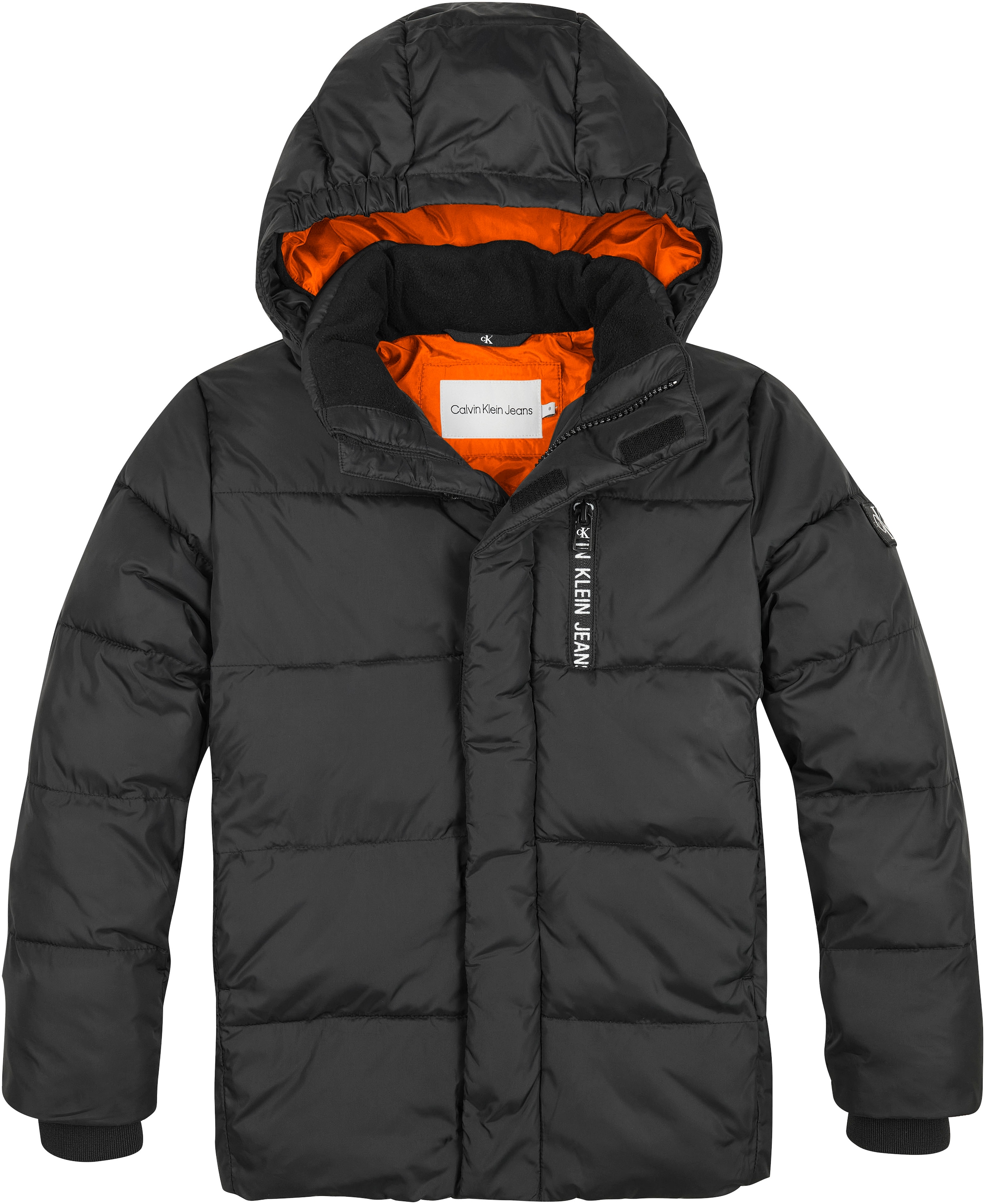 Calvin Klein Jeans Veste d'hiver »ESSENTIAL PUFFER JACKET« mit Kapuze für Kinder bis 16 Jahre und Calvin Klein Markenlabel
