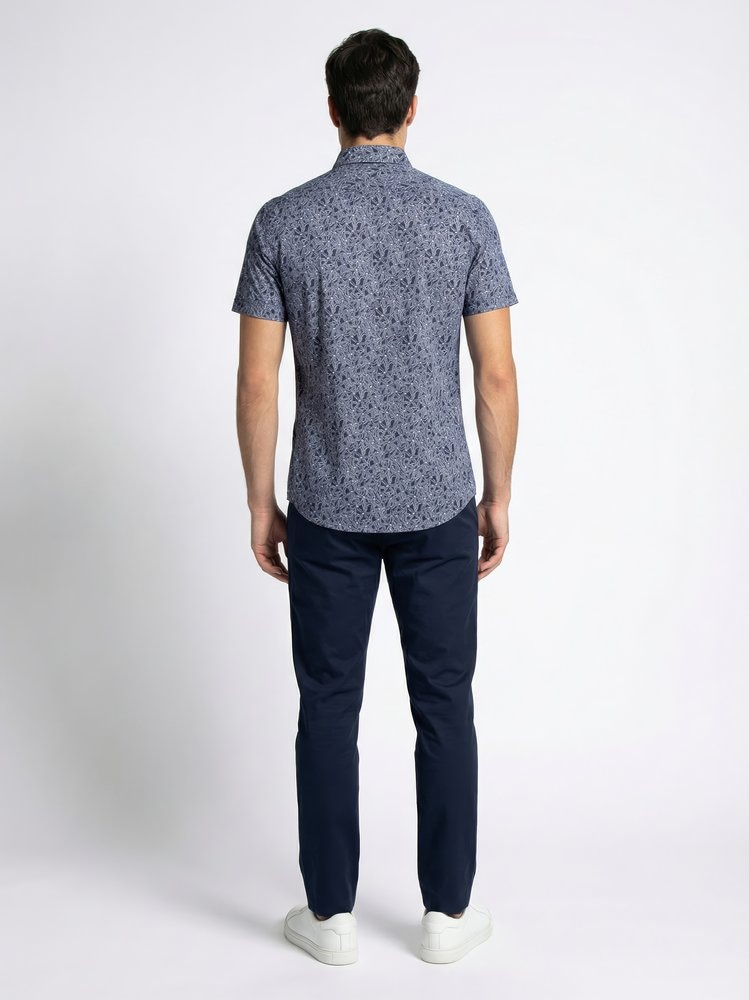 DESOTO Chemise à manches courtes »Casual Kent 1/2« chemise en jersey, slim fit, col Kent, infroissable