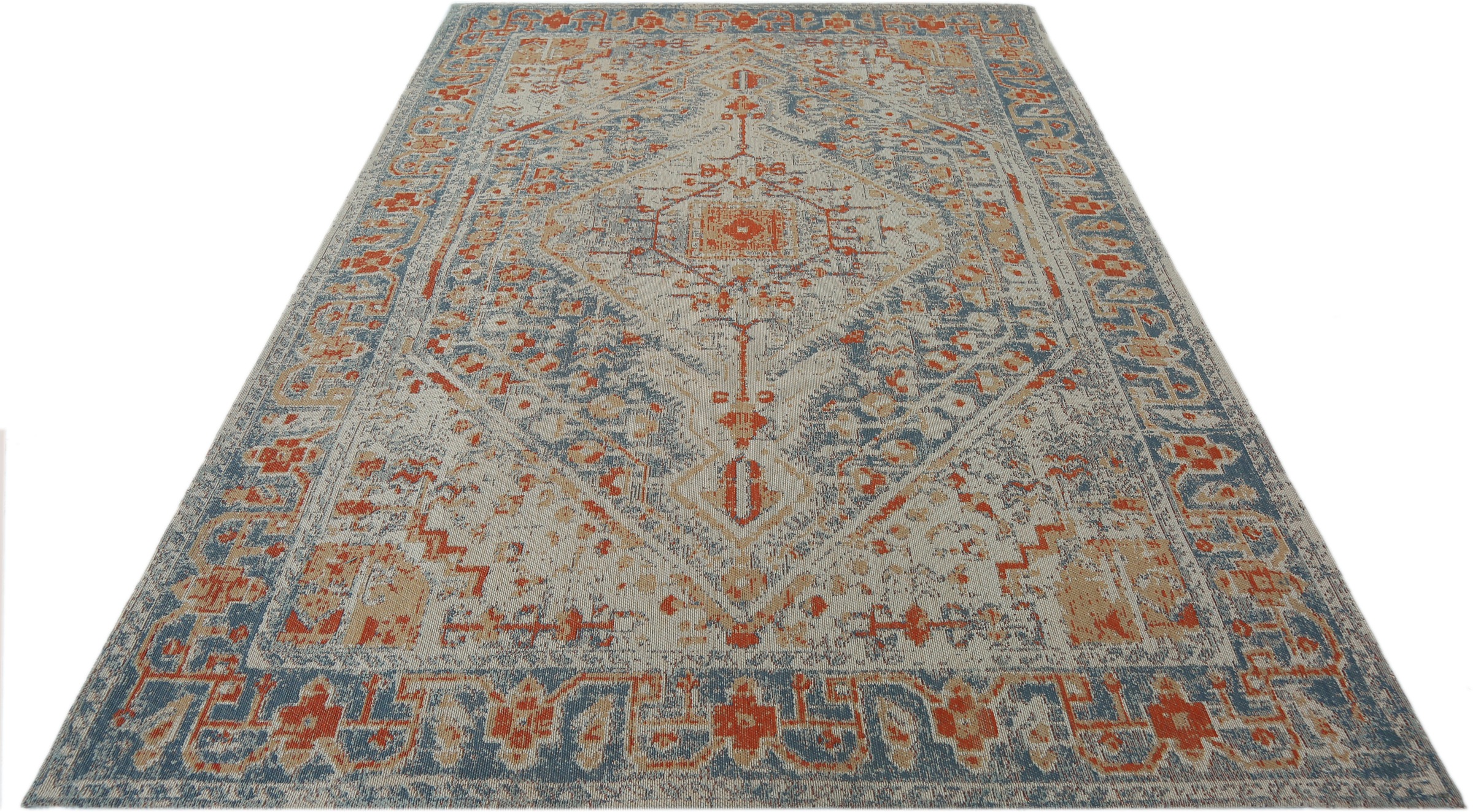 Image of Timbers Teppich »Maryland«, rechteckig, 10 mm Höhe, Orient-Design, Vintage, Orient-Optik, mit Bordüre, Teppich, Kurzflor, Weich, Pflegeleicht, Elegant, weich, Wohnzimmer Schlafzimmer Esszimmer bei Ackermann Versand Schweiz