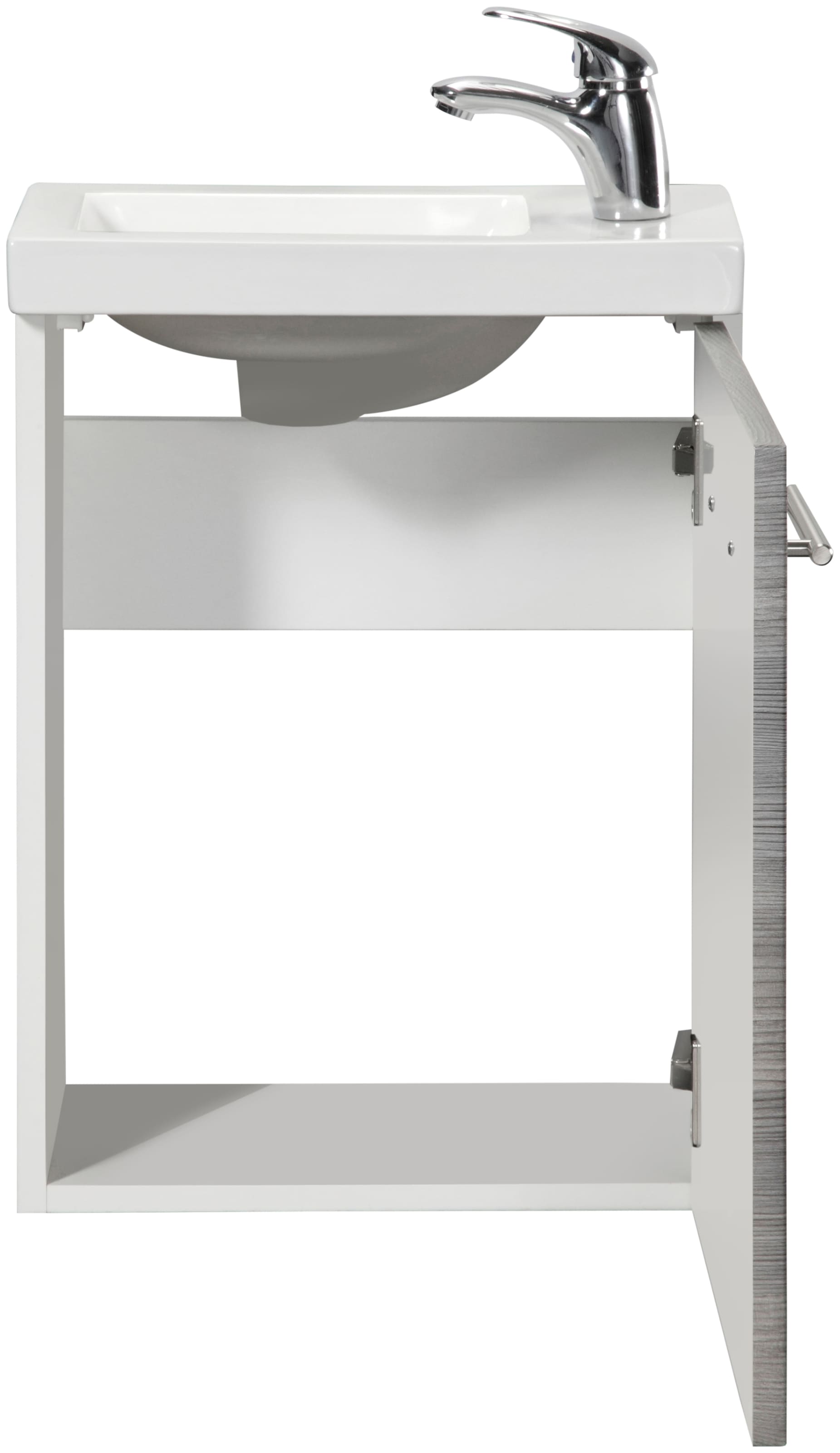 welltime Waschtisch-Set »Trento«, BxTxH: 40x23x56 cm, Gästebad SlimLine, Waschplatz