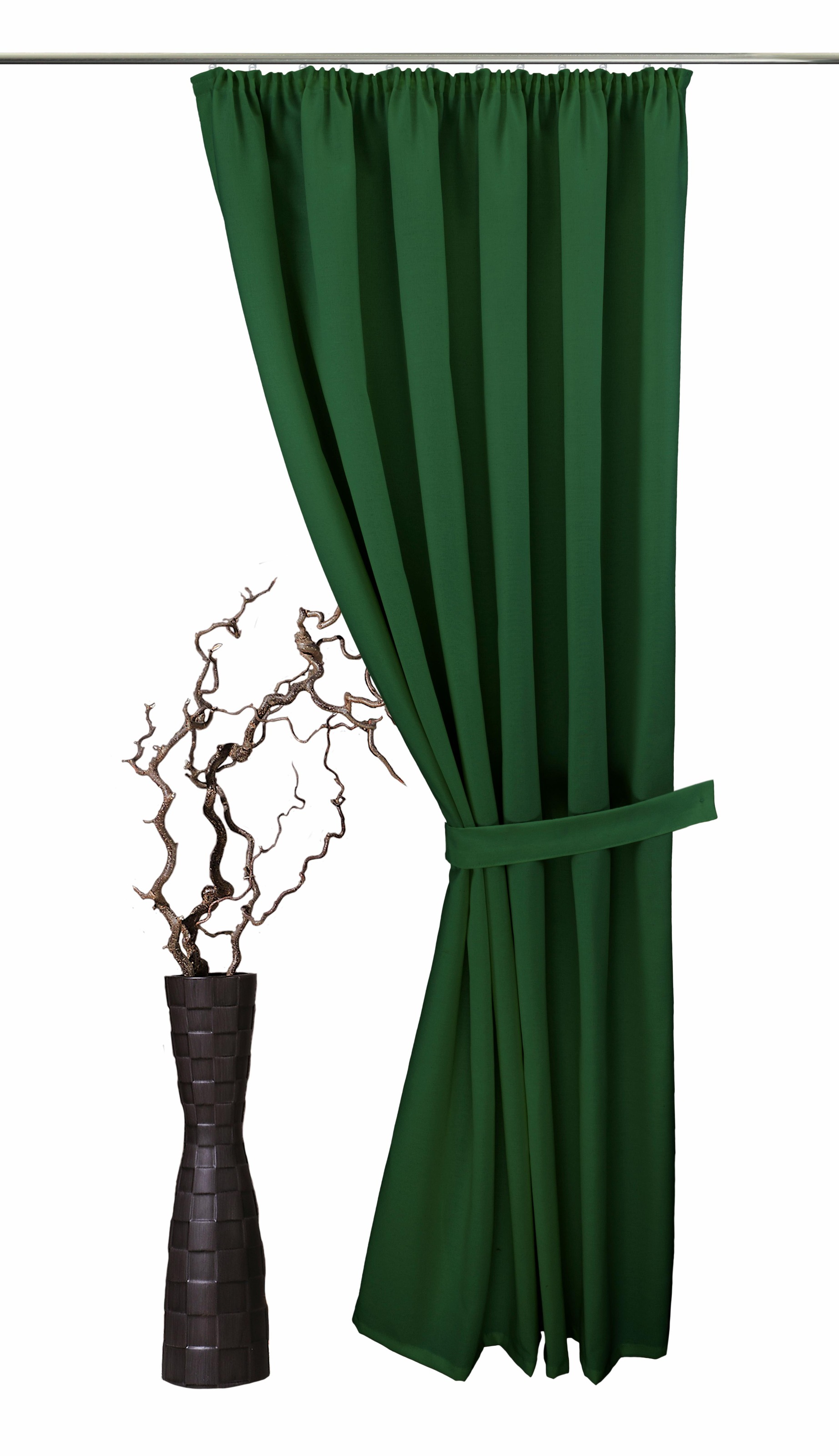 Image of VHG Vorhang »Gerti«, (1 St.), Fertiggardine, Leinenoptik, Landhaus, blickdicht, Uni Basic, Deko, monochrom, gewebt, verschiedene Grössen, Breite 150 cm bei Ackermann Versand Schweiz