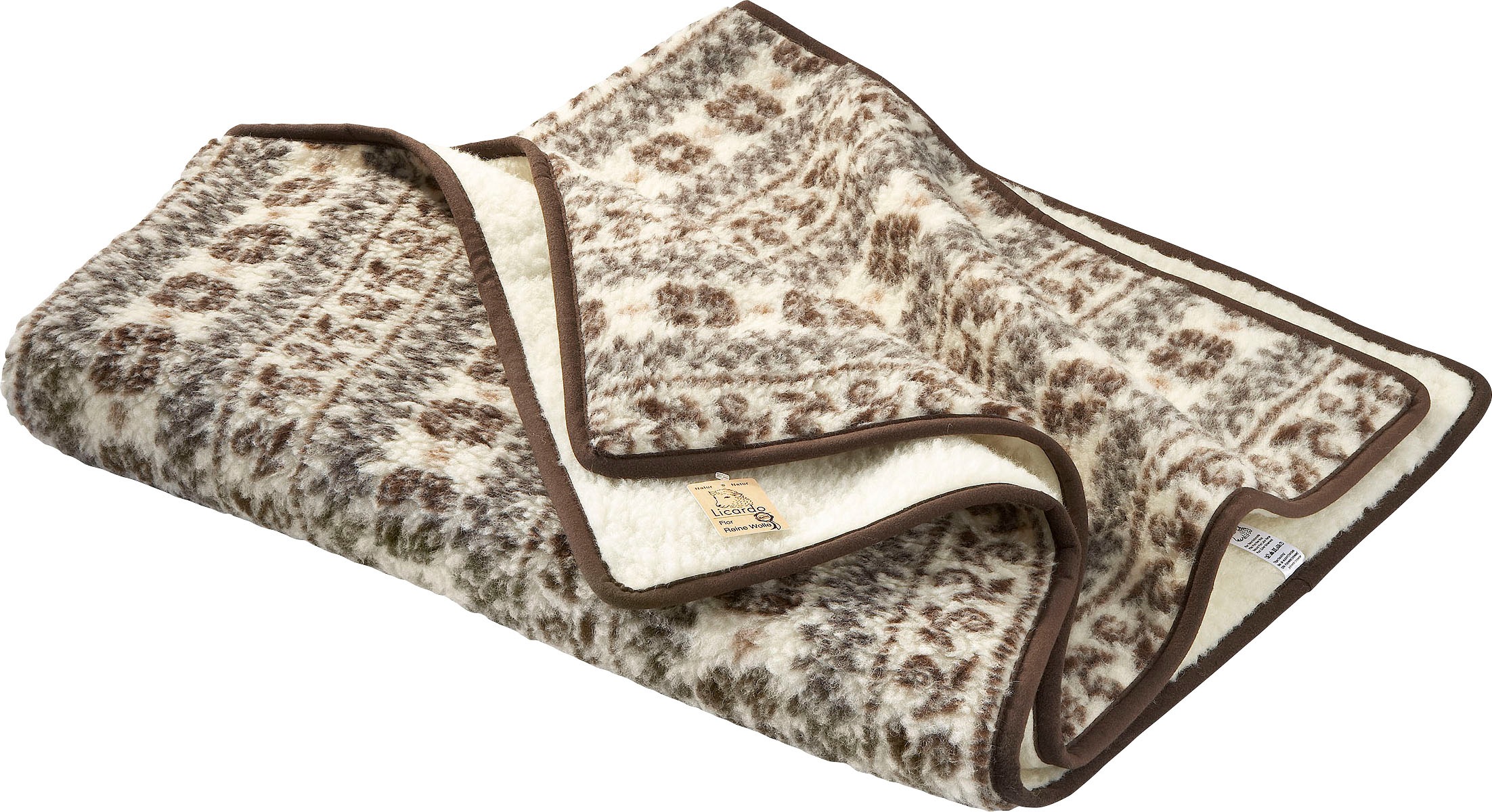 Image of Linke Licardo Kniedecke »Malmö«, aus 100 % Schurwolle im Flor, Kuscheldecke bei Ackermann Versand Schweiz