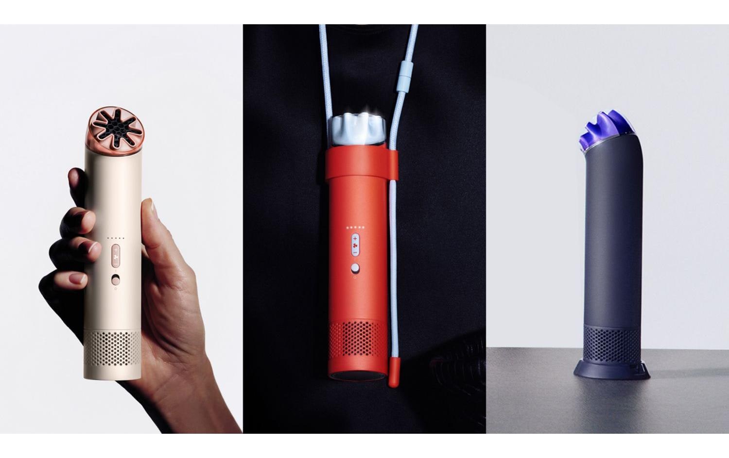 DYSON Ventilateur manuel »HushJet Mini Cool« buse bladeless pivotante à 360°, silencieuse, mobile, 5 vitesses d'air, mode boost