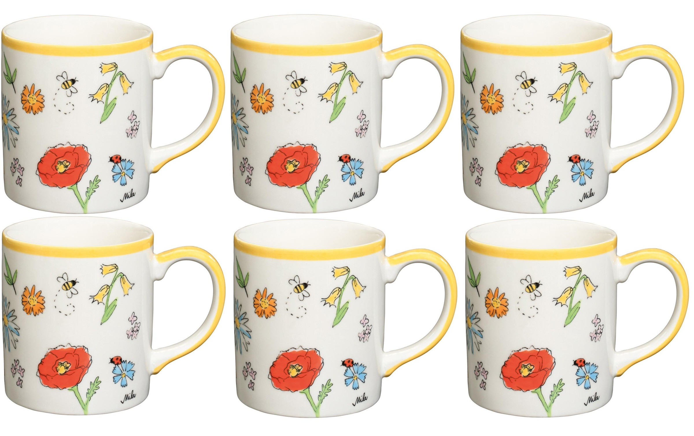 Image of Mila Tasse »Lovely Flowers 280«, (6 tlg.) bei Ackermann Versand Schweiz