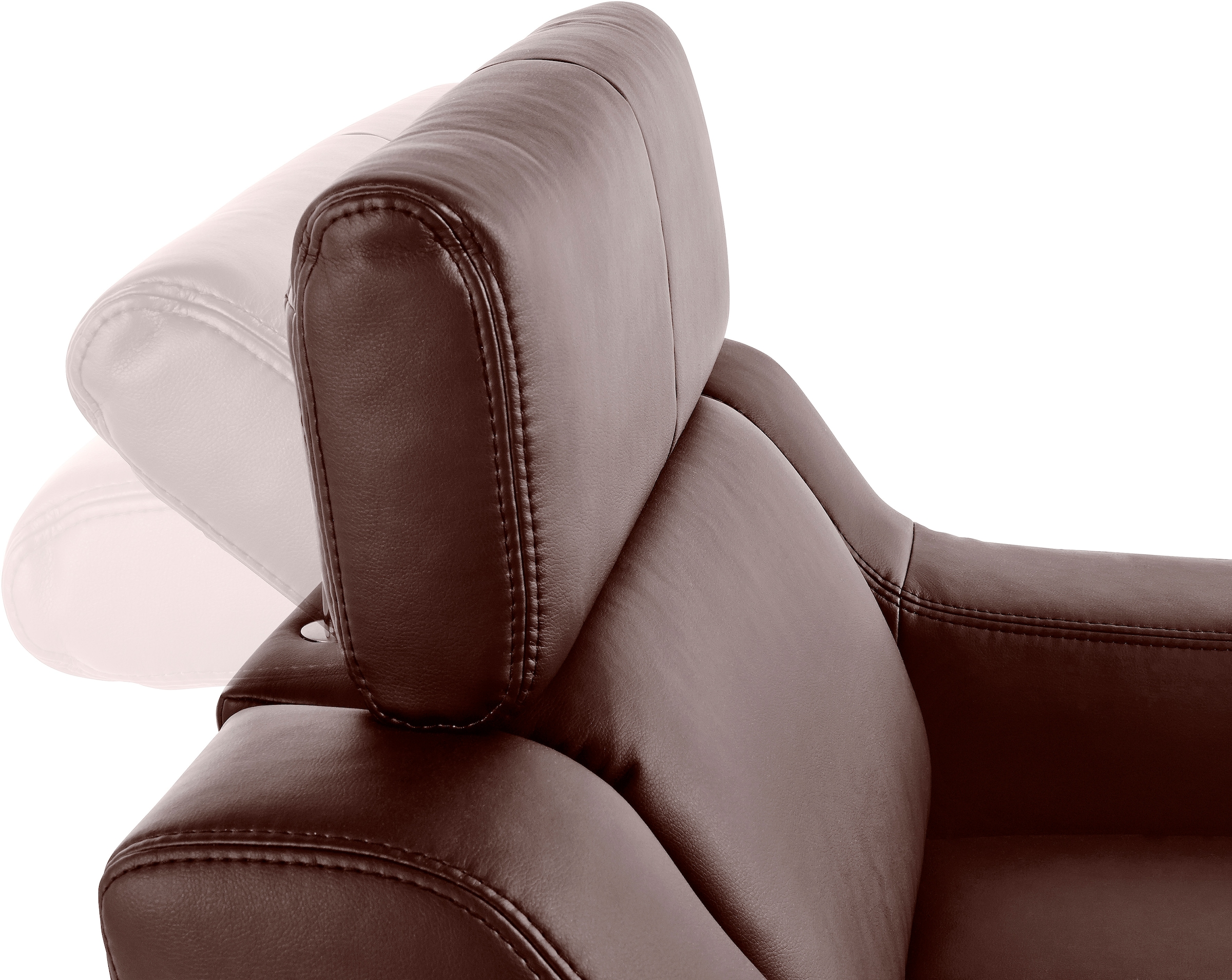 exxpo - sofa fashion Sessel »Lotos, Loungesessel« mit Kopf- bzw. Rückenteilverstellung