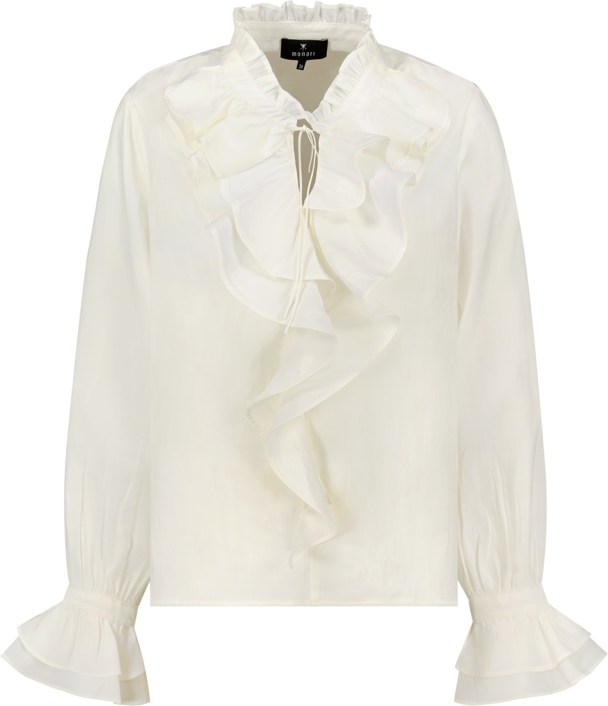 Monari Rüschenbluse »Bluse Rüschen« Regular fit mit Volantdetails