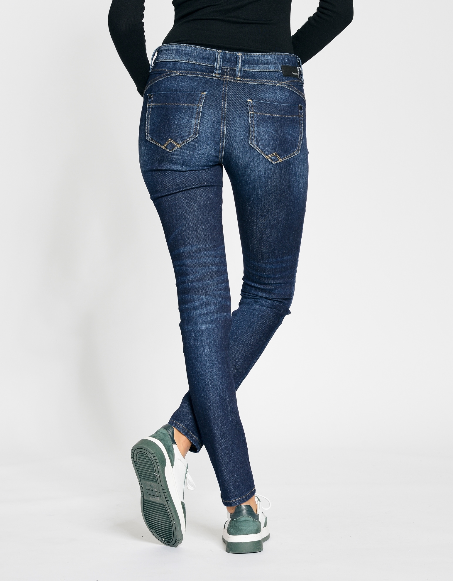 GANG Skinny-fit-Jeans »94NIKITA« mit Zipper-Detail an der Coinpocket