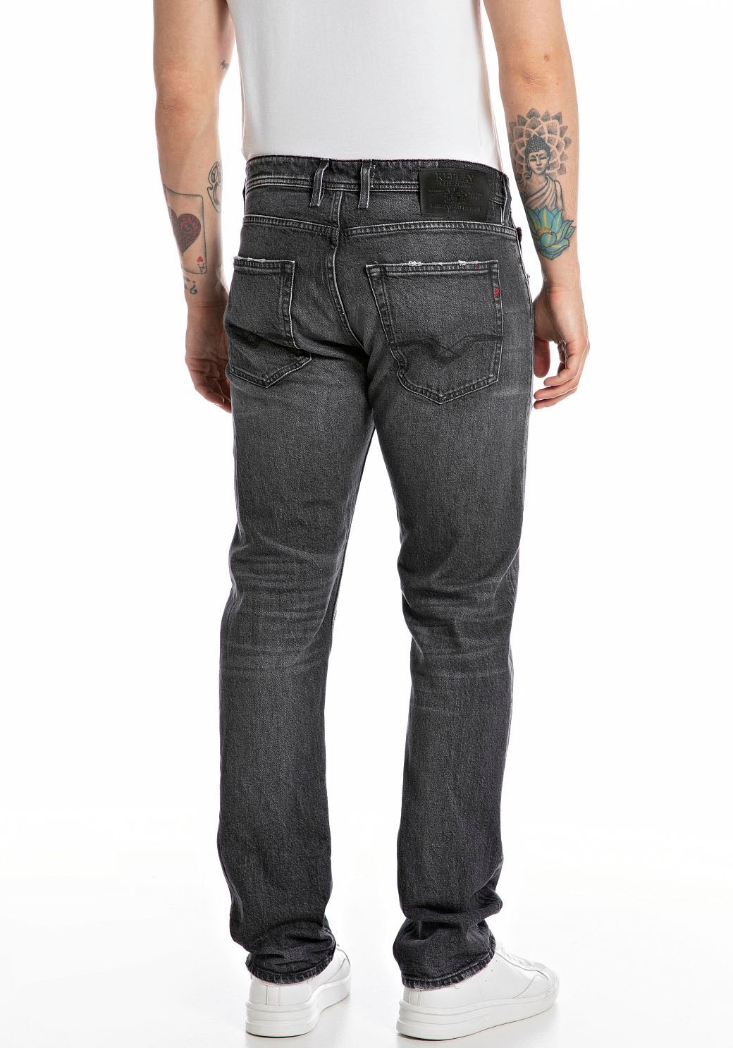 Replay Straight-Jeans »GROVER«, in vielen verschiedenen Waschungen, mit Stretch