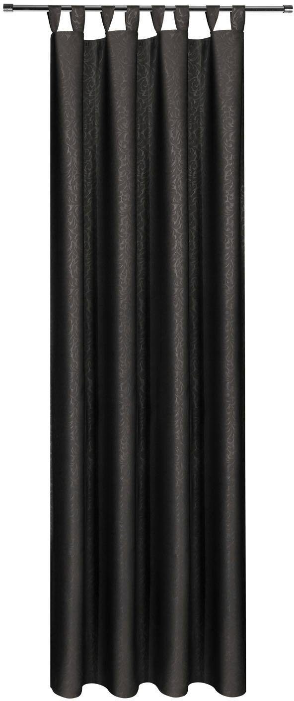 Image of Gerster Vorhang "Kira" Schlaufen 1 Stk. tlg. HxB: 245x140, Deko Schlaufenschal mit Prägedruck