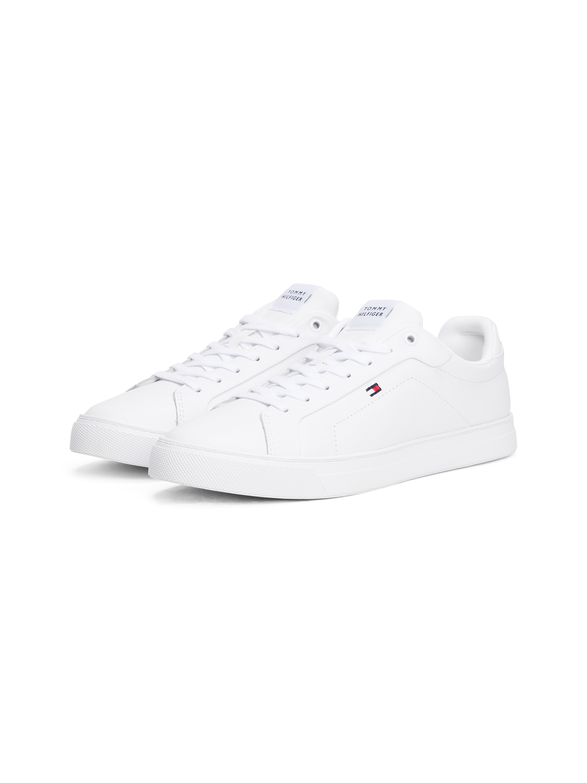 Image of Tommy Hilfiger Sneaker "ICON COURT LTH FLAG ESS", Freizeitschuh, Halbschuh, Schnürschuh mit kleiner Logoflagge