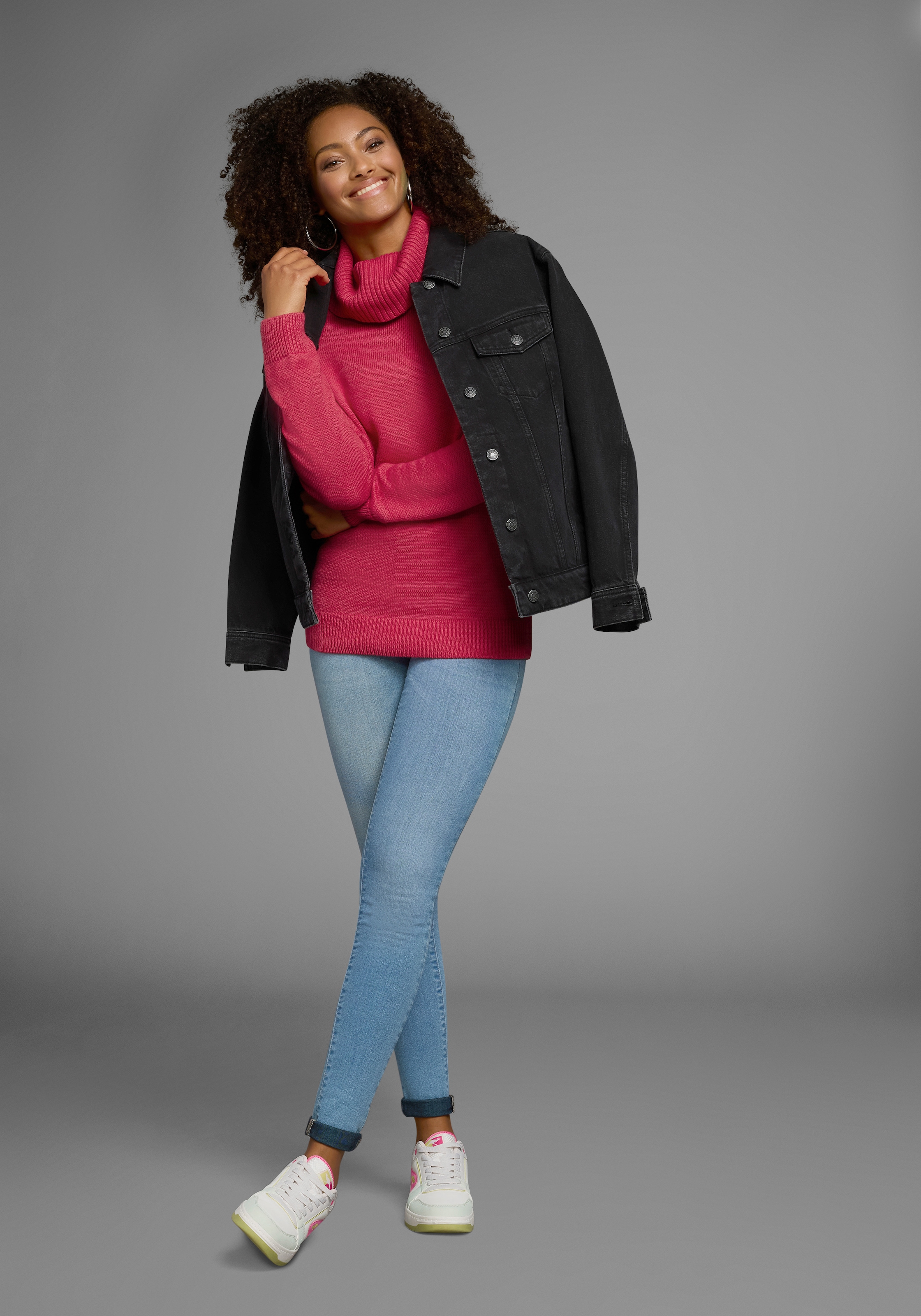 KangaROOS Pull à col roulé in klassischer Form