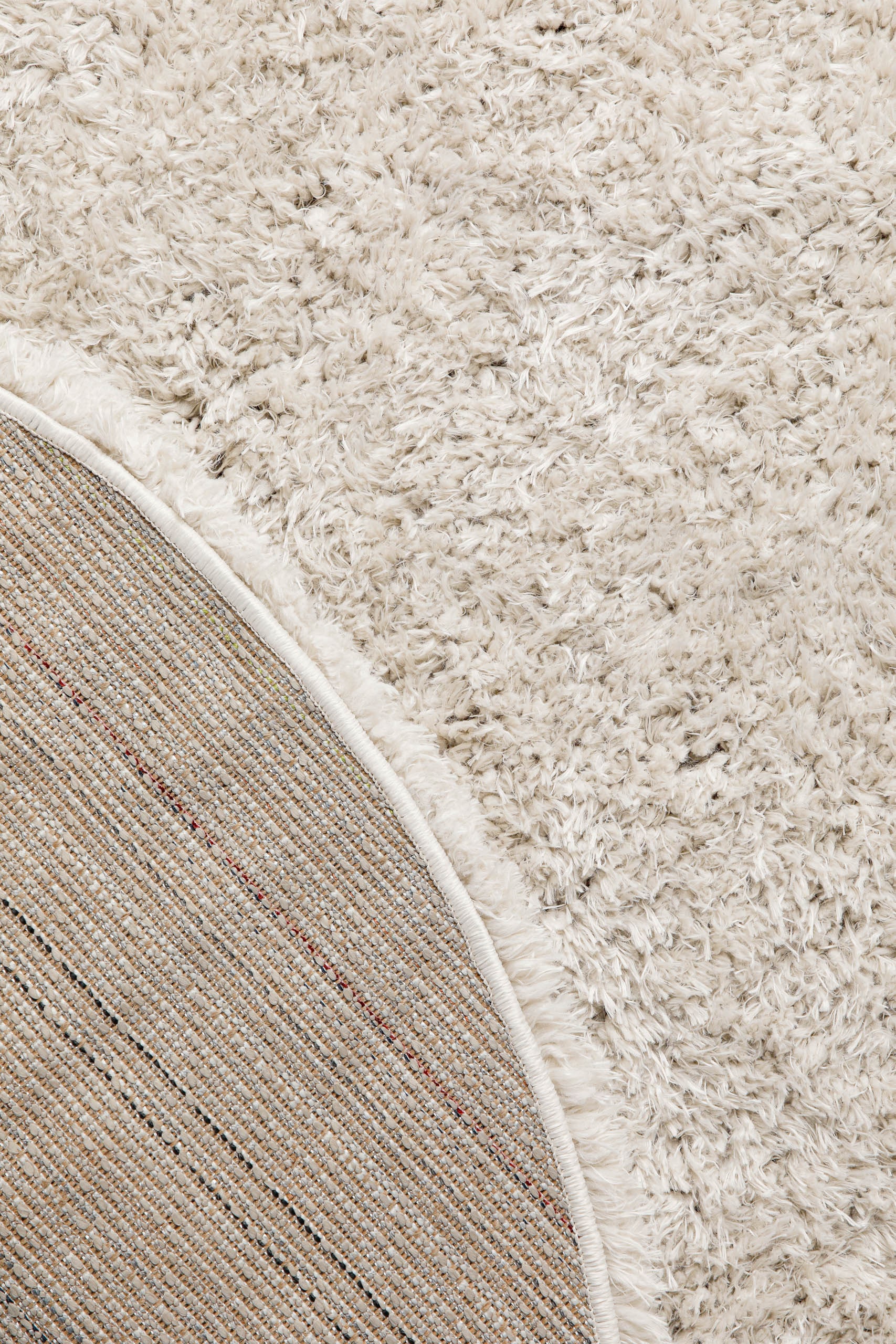 Homie Living Hochflor-Teppich »Matteo HL-0961« rund 50 mm Höhe 100% recyceltem PET, Langflor, Shaggy,  Wohnzimmer