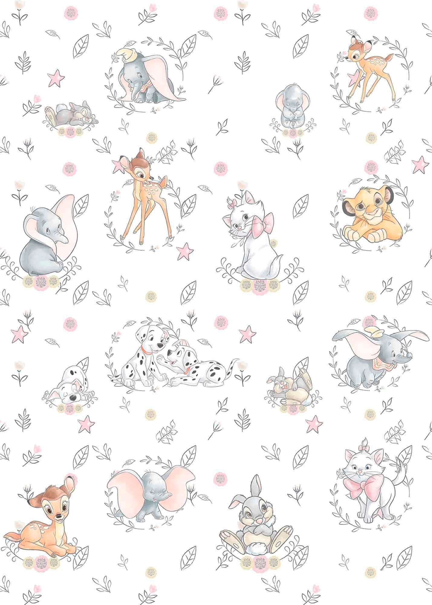 Image of Komar Vliestapete "Digitaldruck Vlies - Best of Friends - Grösse 200 x 280 cm" bedruckt glatt Kinderzimmer