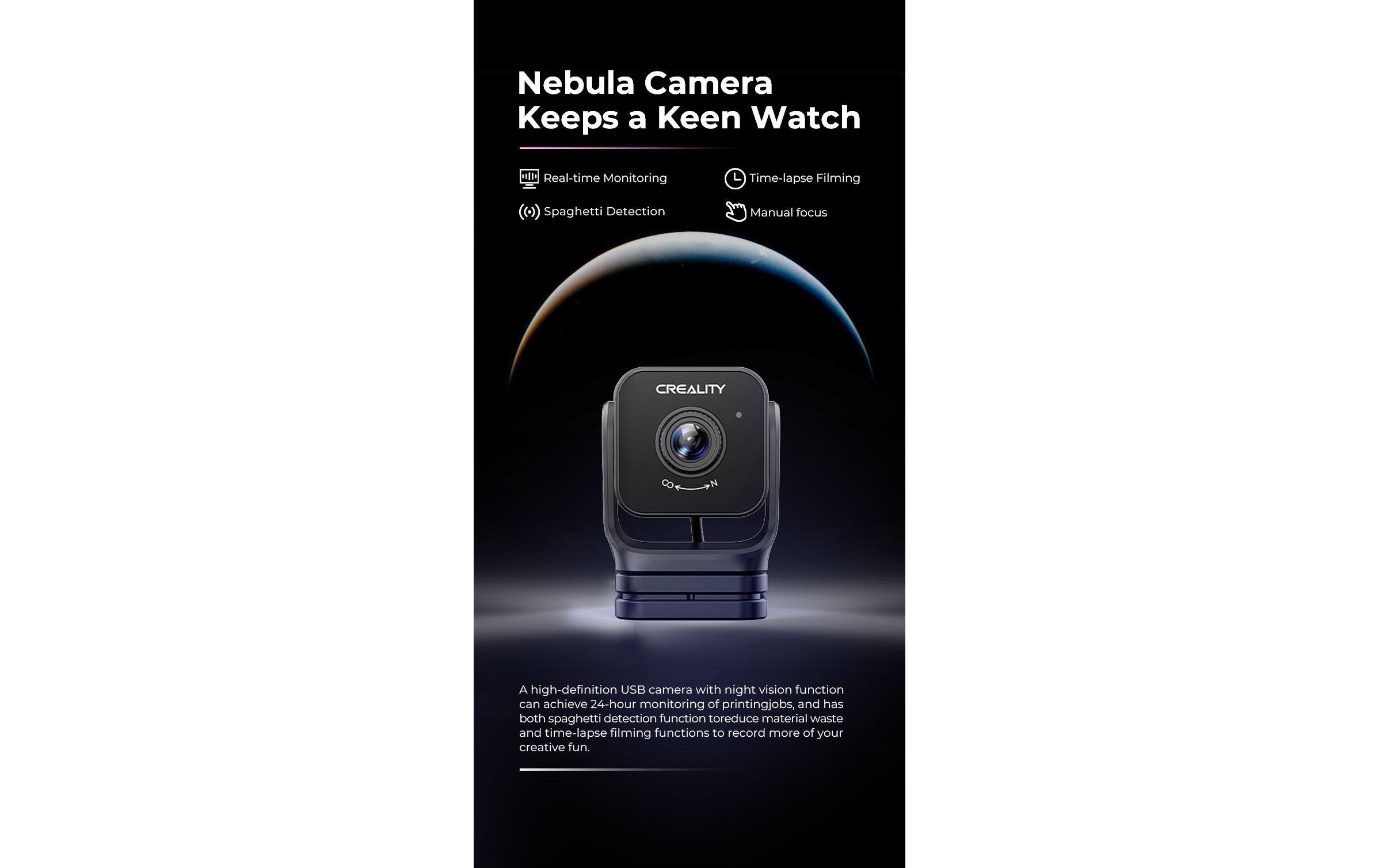Creality 3D-Drucker »Kamera, UBS, Nachtsicht, Zeitraffer«