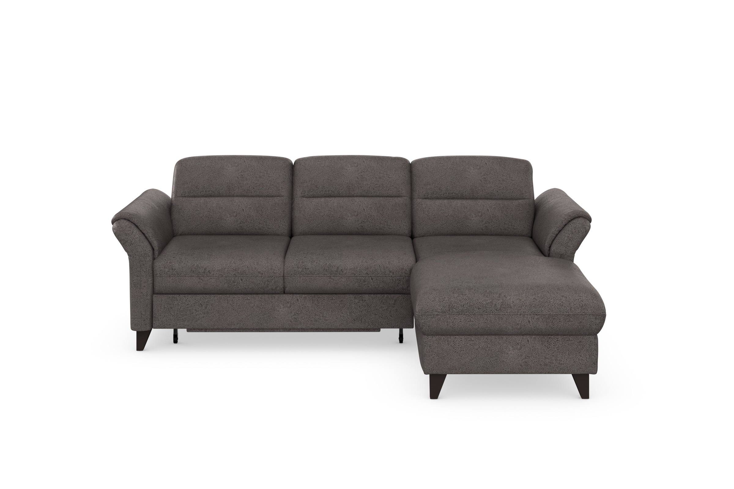 sit&more Ecksofa »Mellum L-Form«, Federkern, wahlweise mit Bettfunktion, Bettkasten und Armteilfunktion