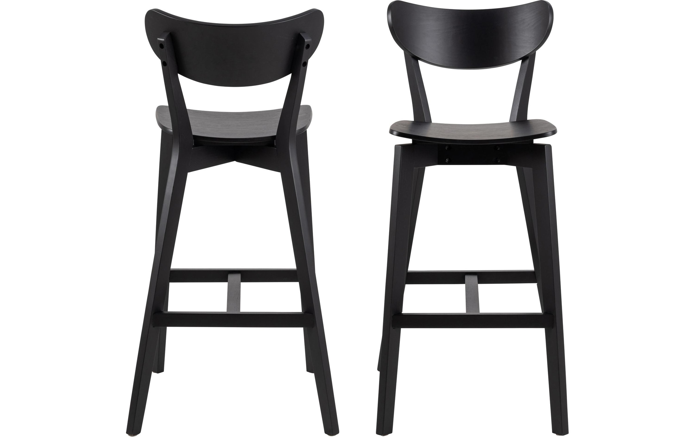 Roxby Bar Stool in Oak Set of 2, Oak