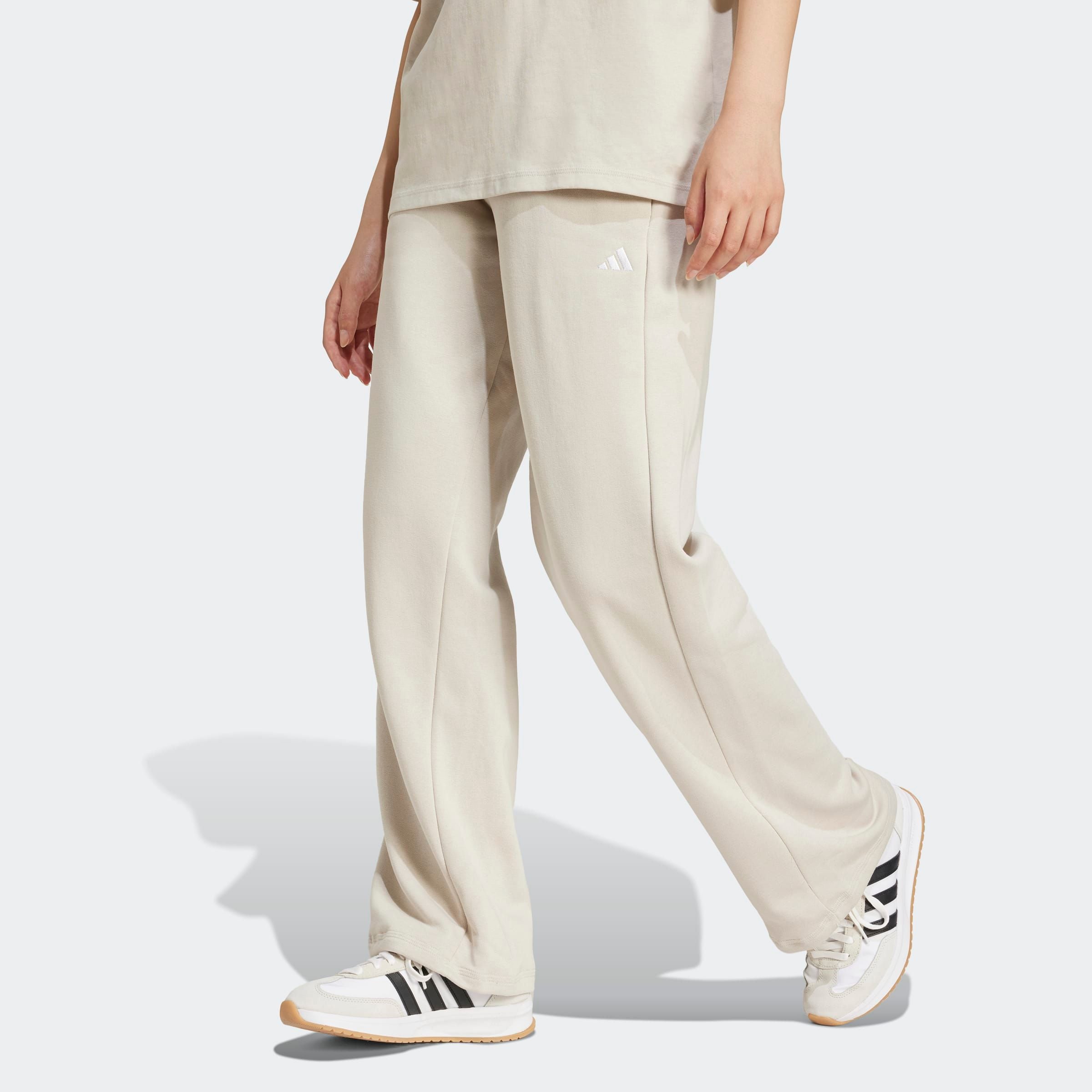 Image of adidas Sportswear Sporthose "ESSENTIALS SMALL LOGO FEEL COZY OPEN-HEM" sportlicher Stil, mit Kordelverschluss, für Erwachsene