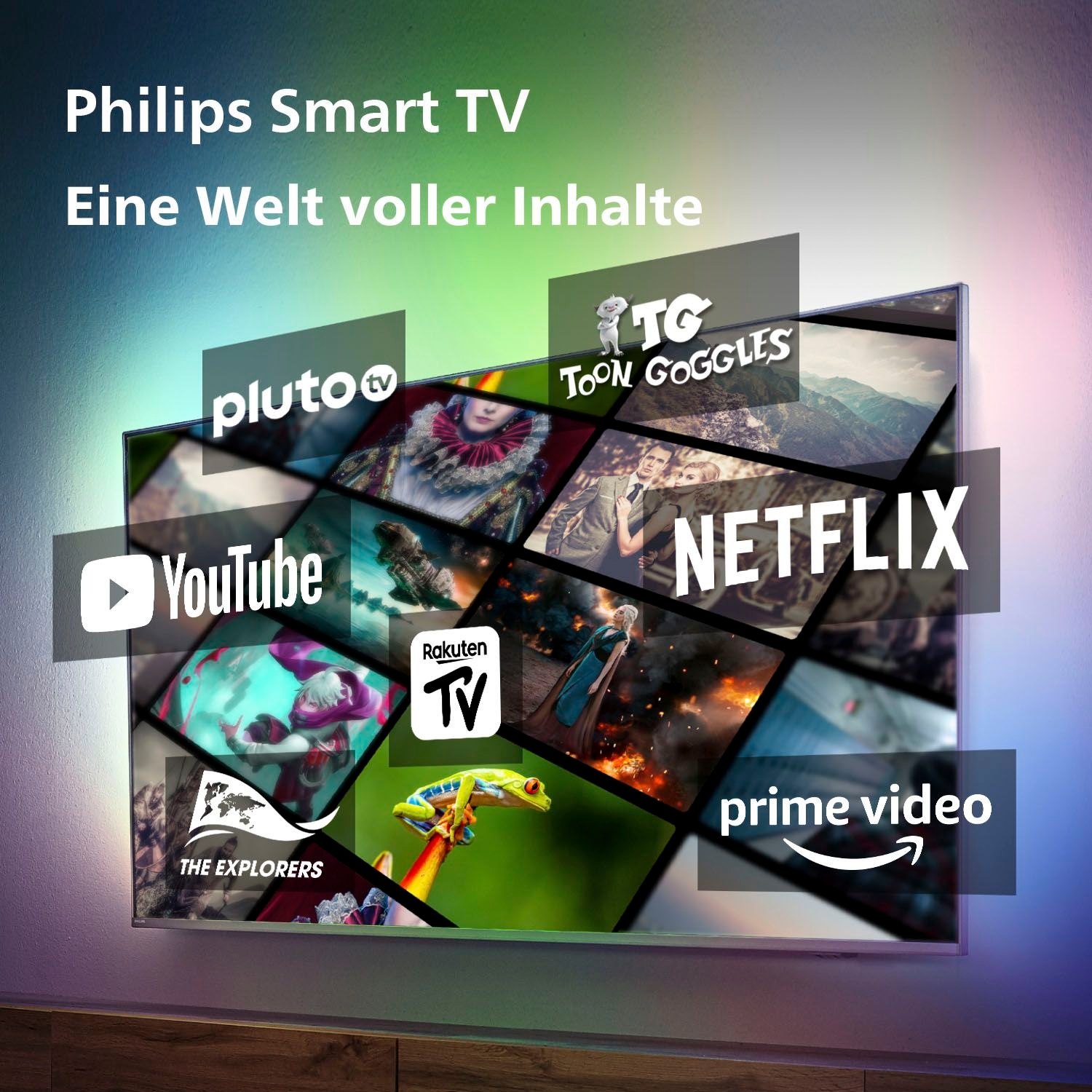 Philips LED-Fernseher »32PFS6908/12«, Full HD, Smart-TV
