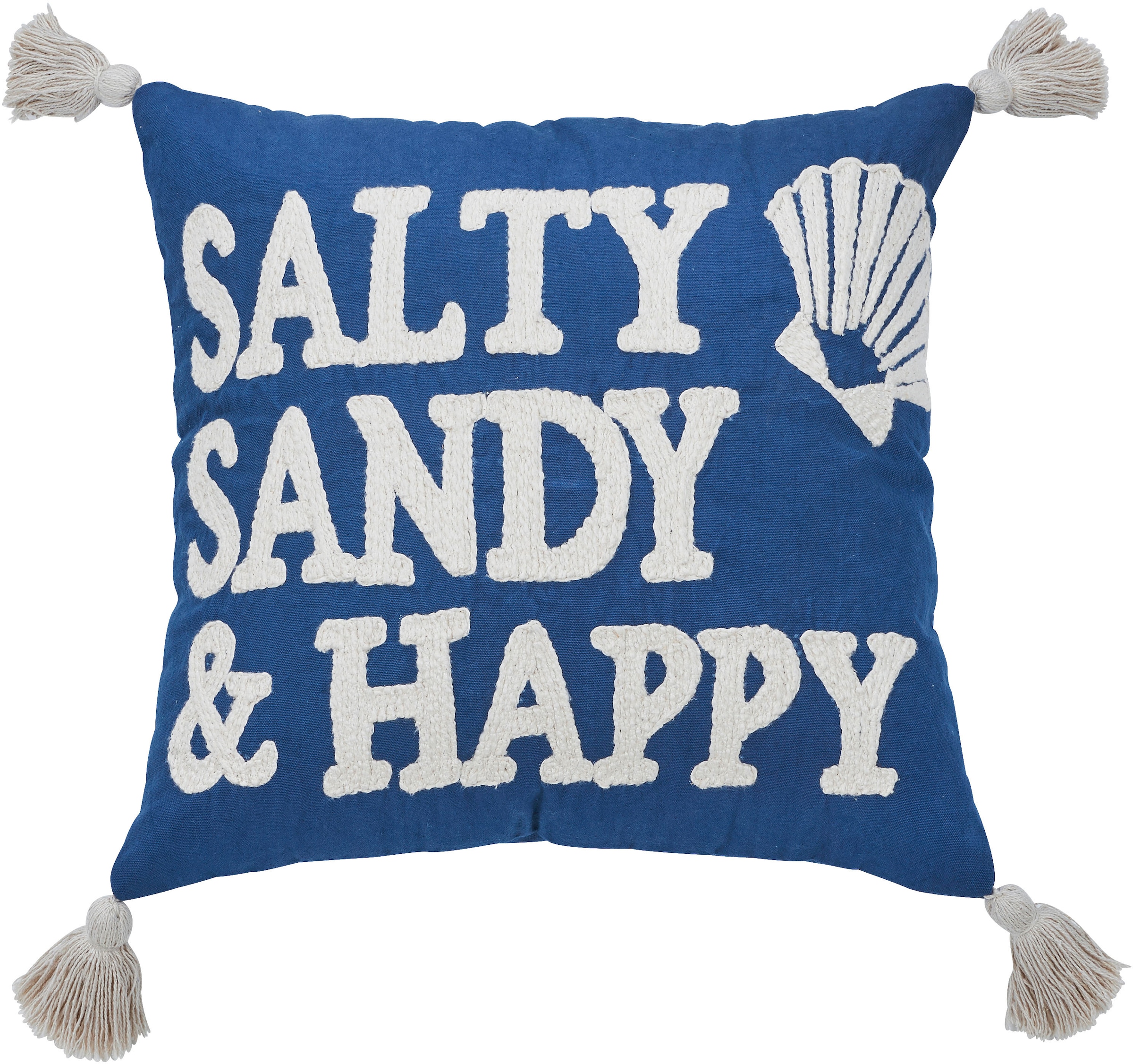 Image of done. Dekokissen "CUSHION SEALIFE SALTY SANDY HAPPY"