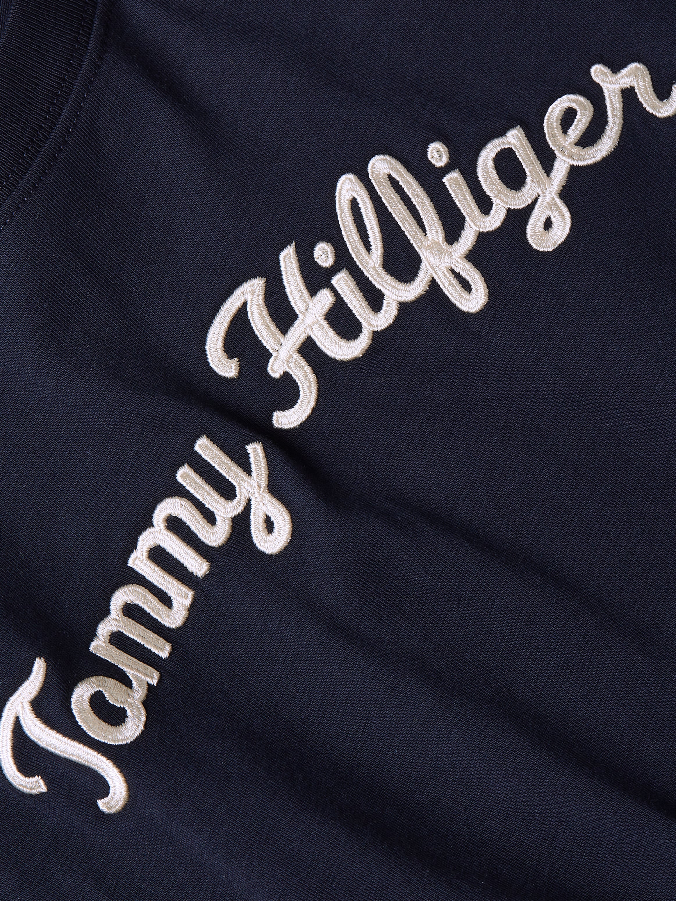 Tommy Hilfiger Kurzarmshirt »REG SCRIPT C-NK SS«, mit Tommy Hilfiger Script Logo-Schriftzug
