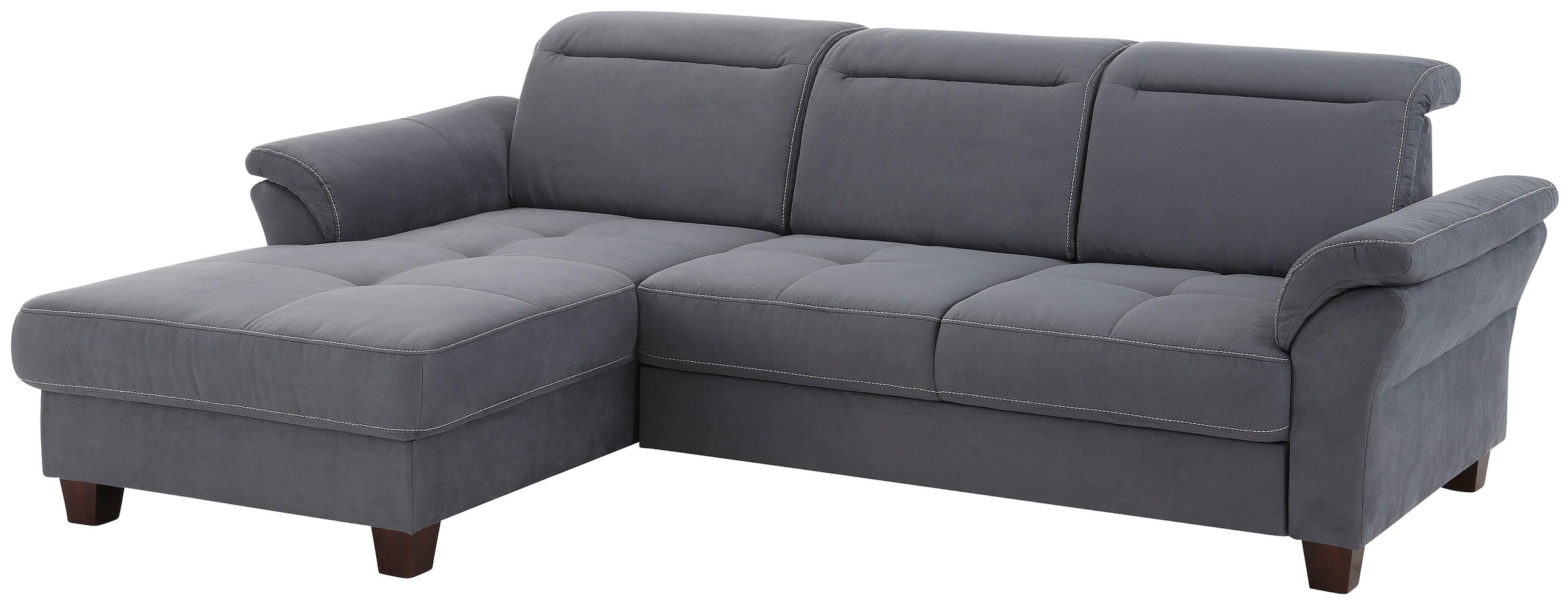 Home affaire Ecksofa »Solvei L-Form« mit Recamierenabschluss und Sitztiefenverstellung