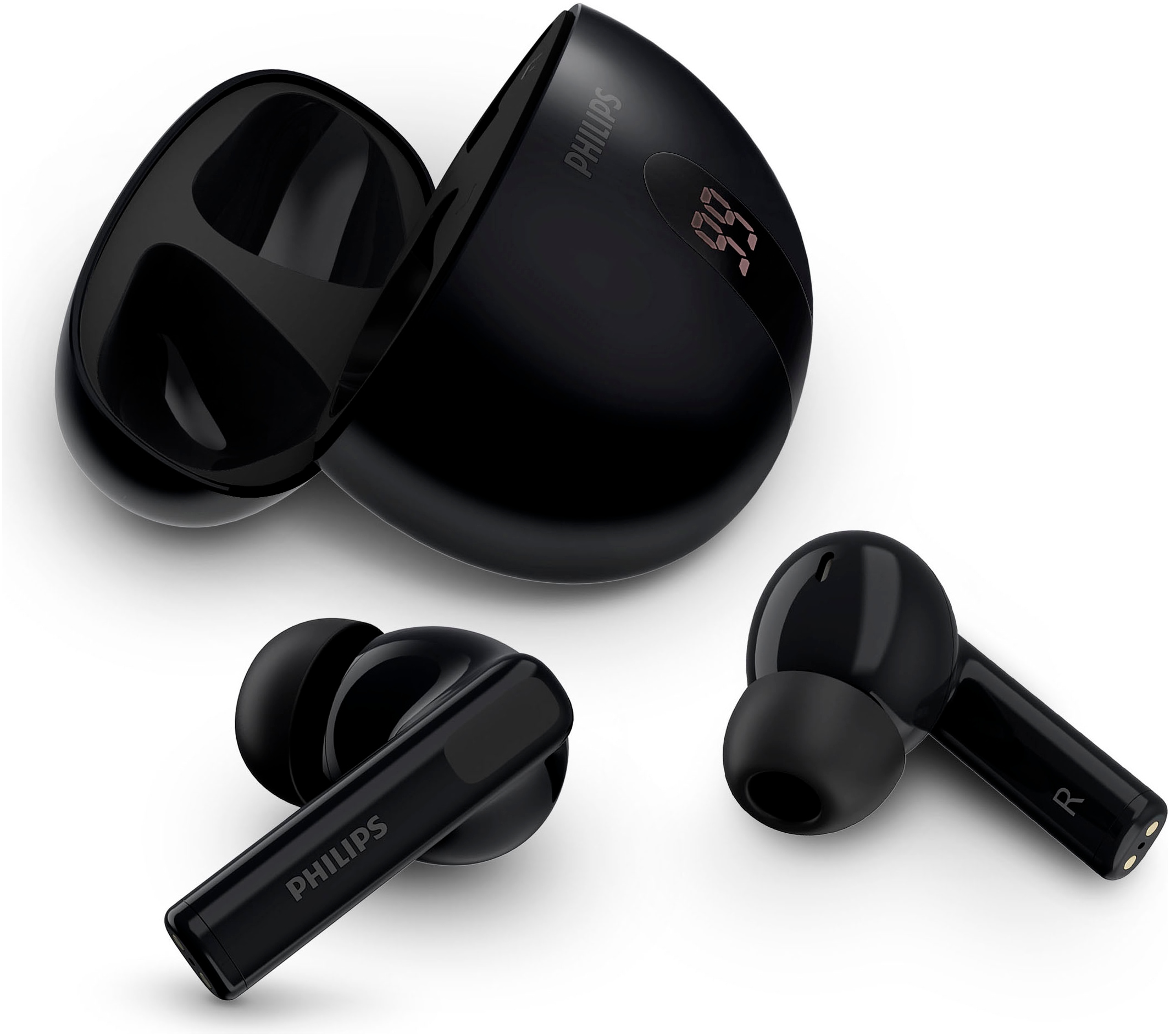Image of Philips wireless In-Ear-Kopfhörer "TAT 2520" Bluetooth Adaptive Noise-Cancelling Freisprechfunktion Multi-Point-Verbindung Rauschunterdrückung Sprachsteuerung kompatibel mit Siri