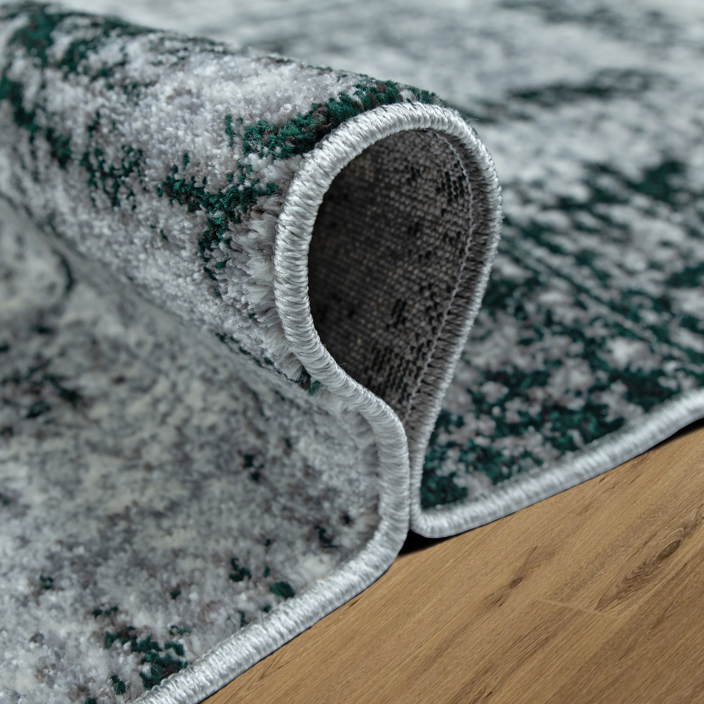 my home Tapis »Salsa« Rectangulaire 9 mm Höhe mit besonders weichem Flor, Kurzflor, im Vintage-Look, dichte Qualität