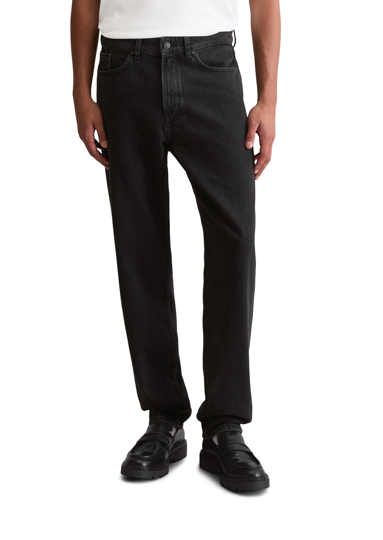 Image of Marc OPolo DENIM 5-Pocket-Jeans "Loose Taper" loose tapered fit, reine Bio-Baumwolle