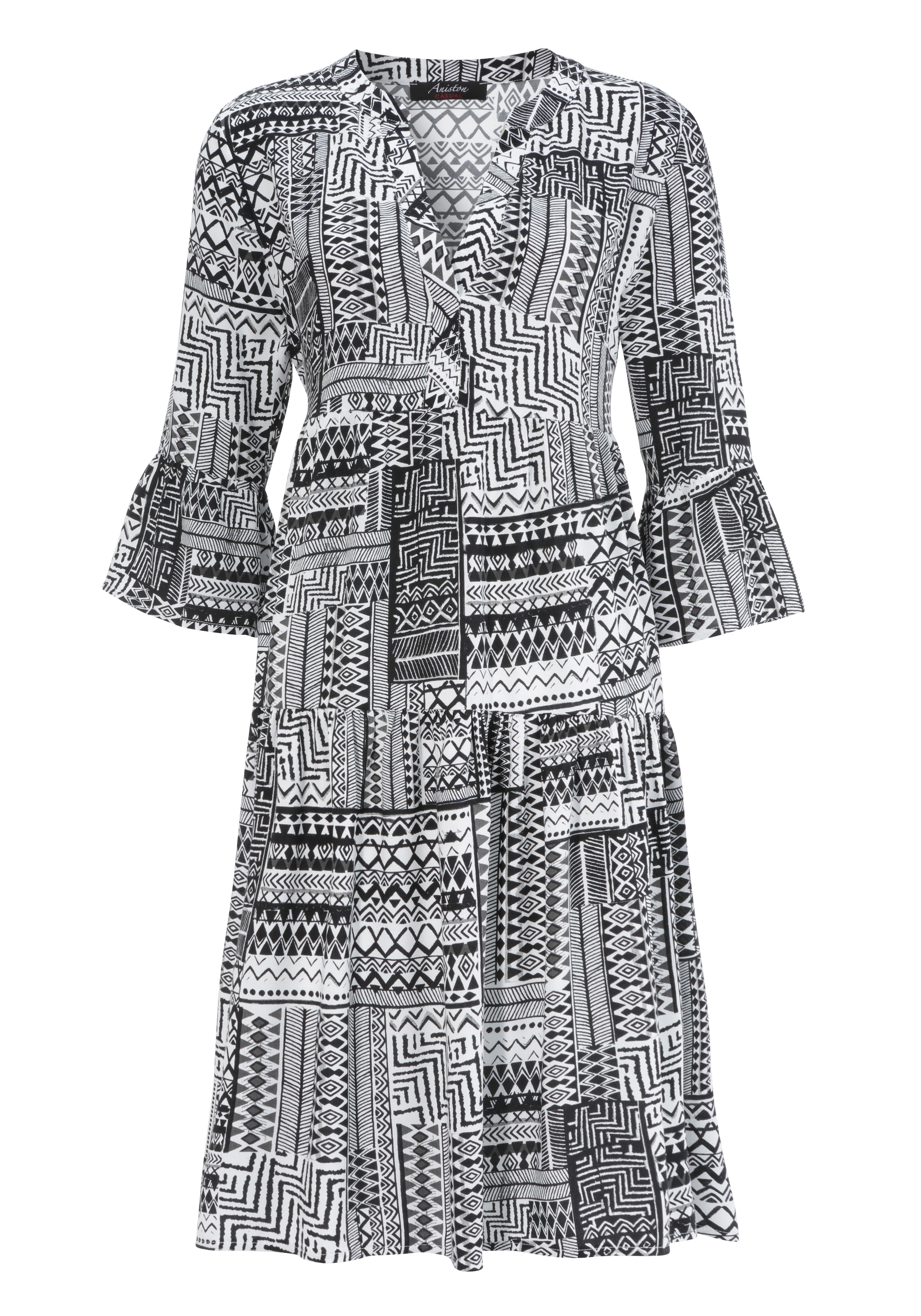 Aniston CASUAL Sommerkleid, im Folklore-Look