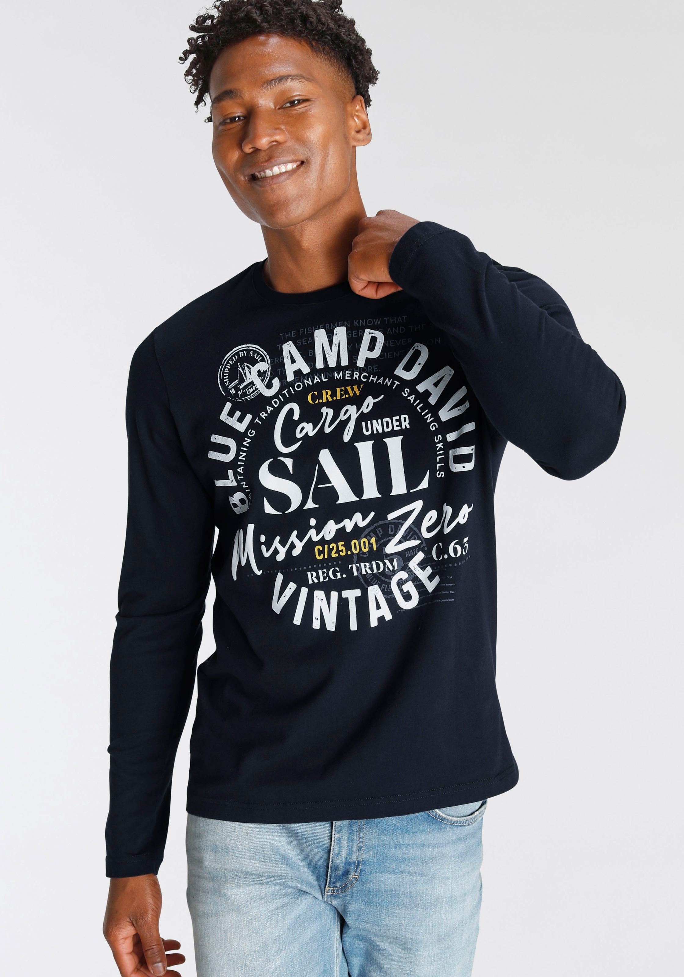 Image of CAMP DAVID Langarmshirt bei Ackermann Versand Schweiz