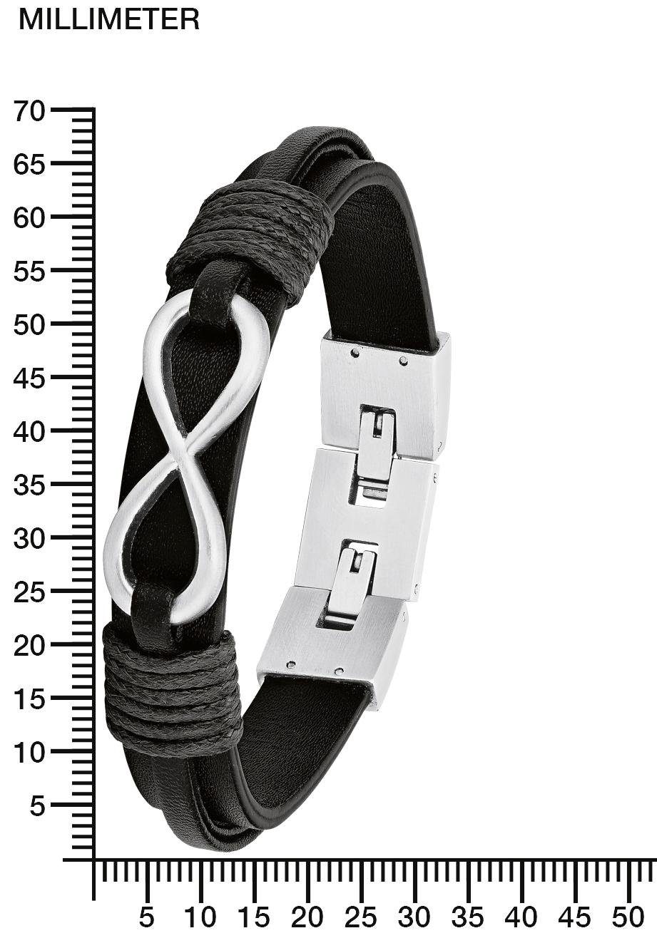 ♕ s.Oliver Lederarmband - 2026136« versandkostenfrei Infinity/Unendlichkeitsschleife, »Hauptkollektion bestellen