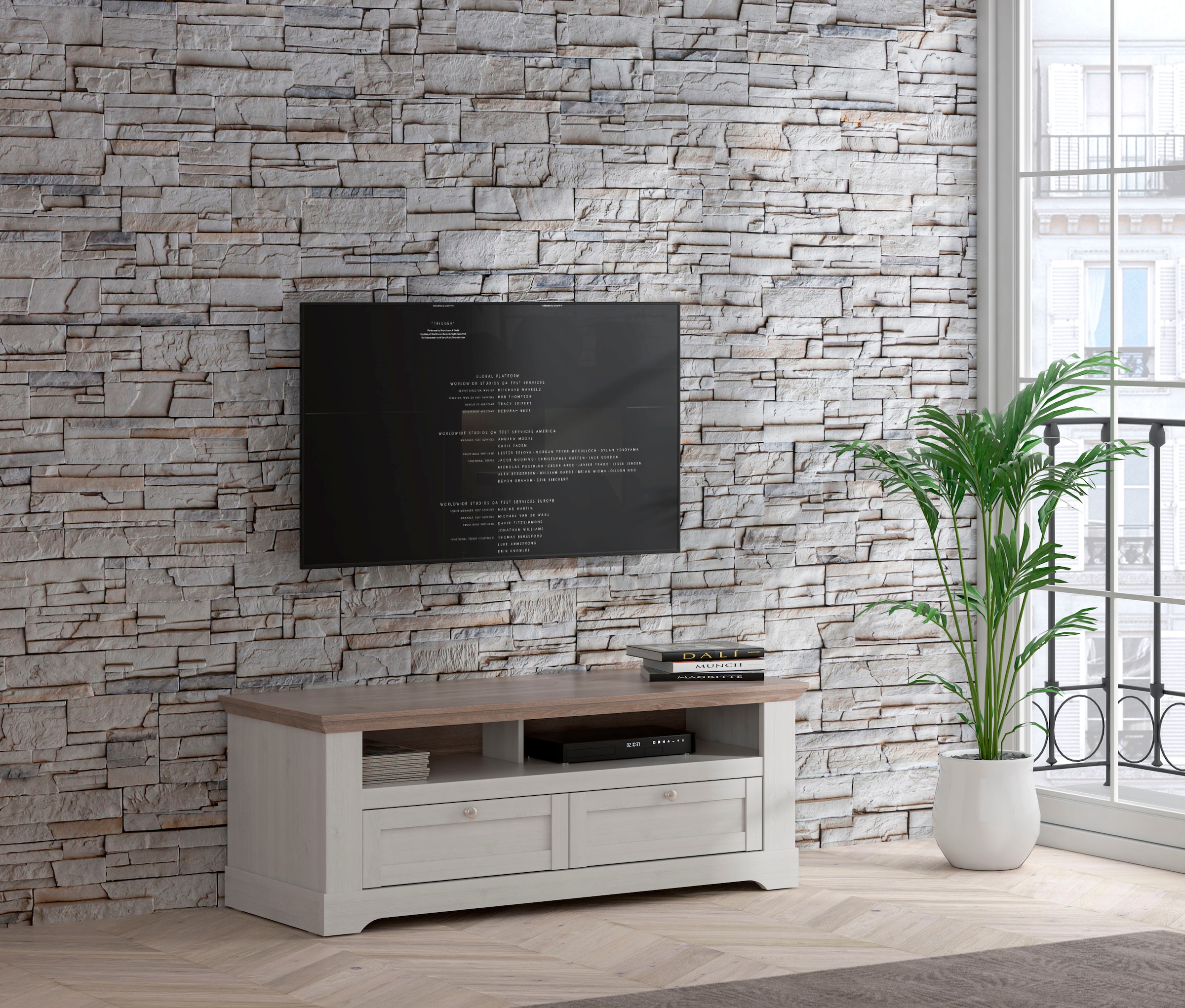 Image of FORTE Lowboard "Iloppa" TV-Board, TV-Schrank, Breite ca. 145 cm