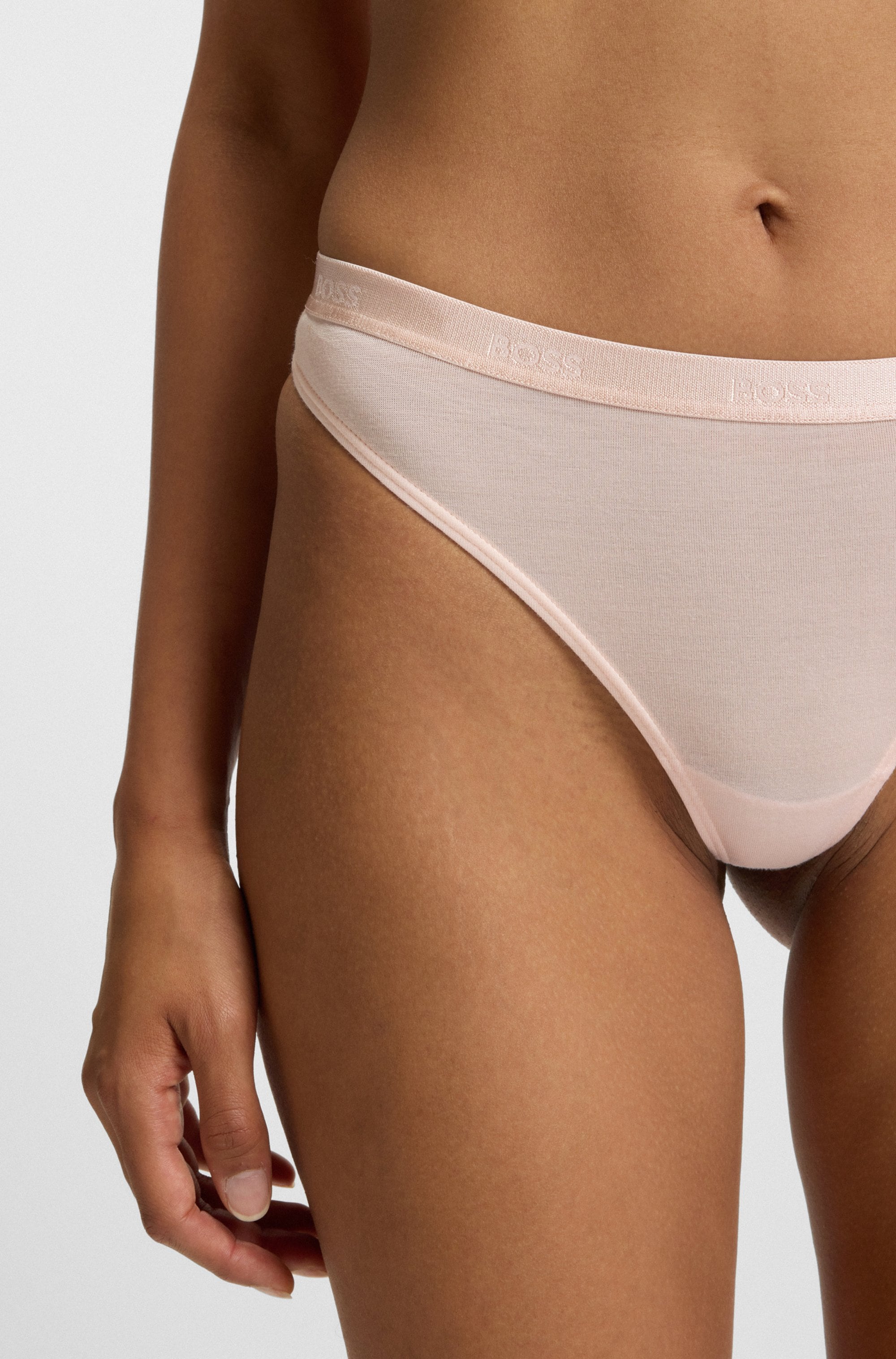 BOSS String »THONG CI«, mit BOSS Logoschriftzug auf dem Bund