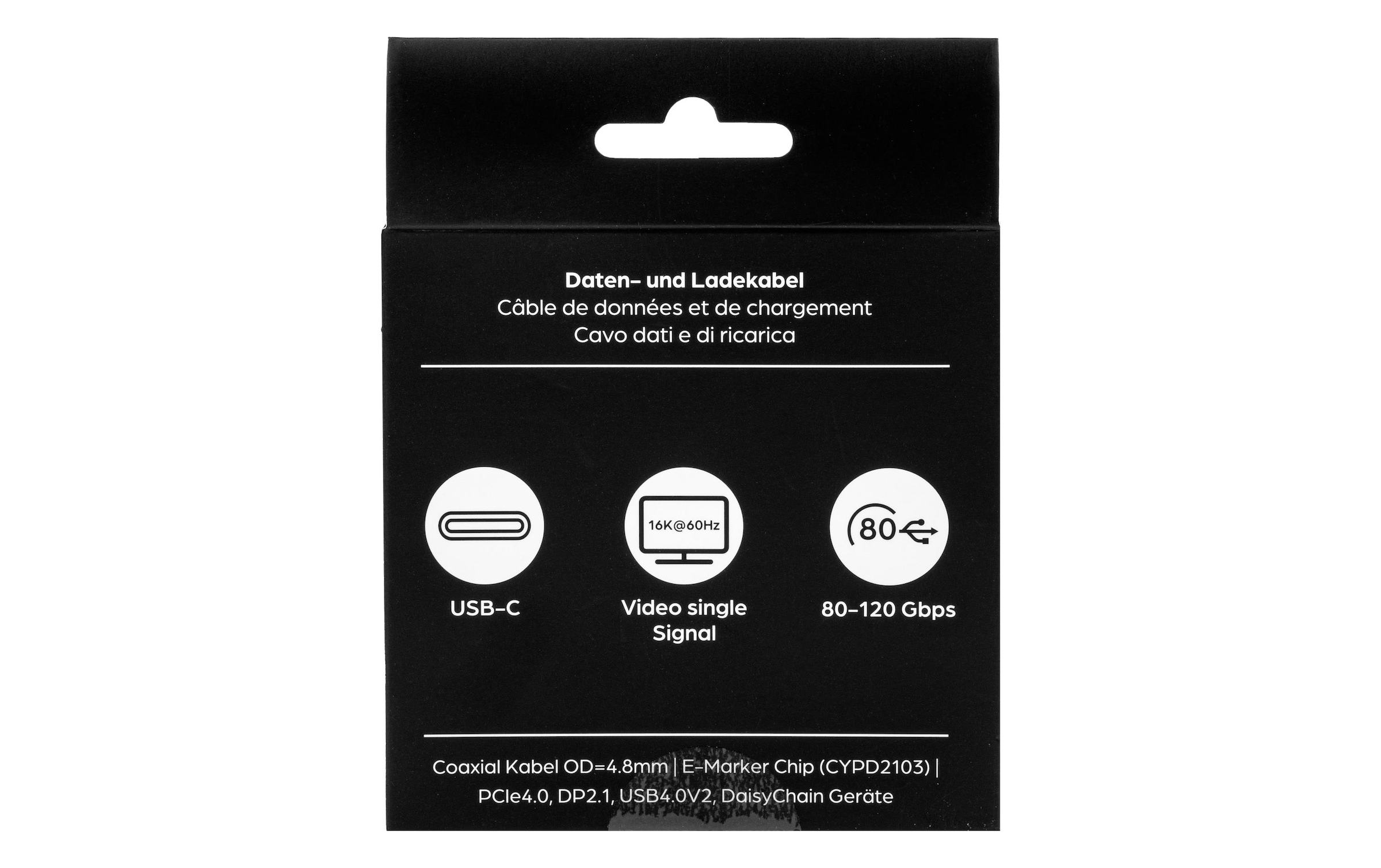 onit USB-Kabel »USB C - USB C 0.5 m« 50 cm